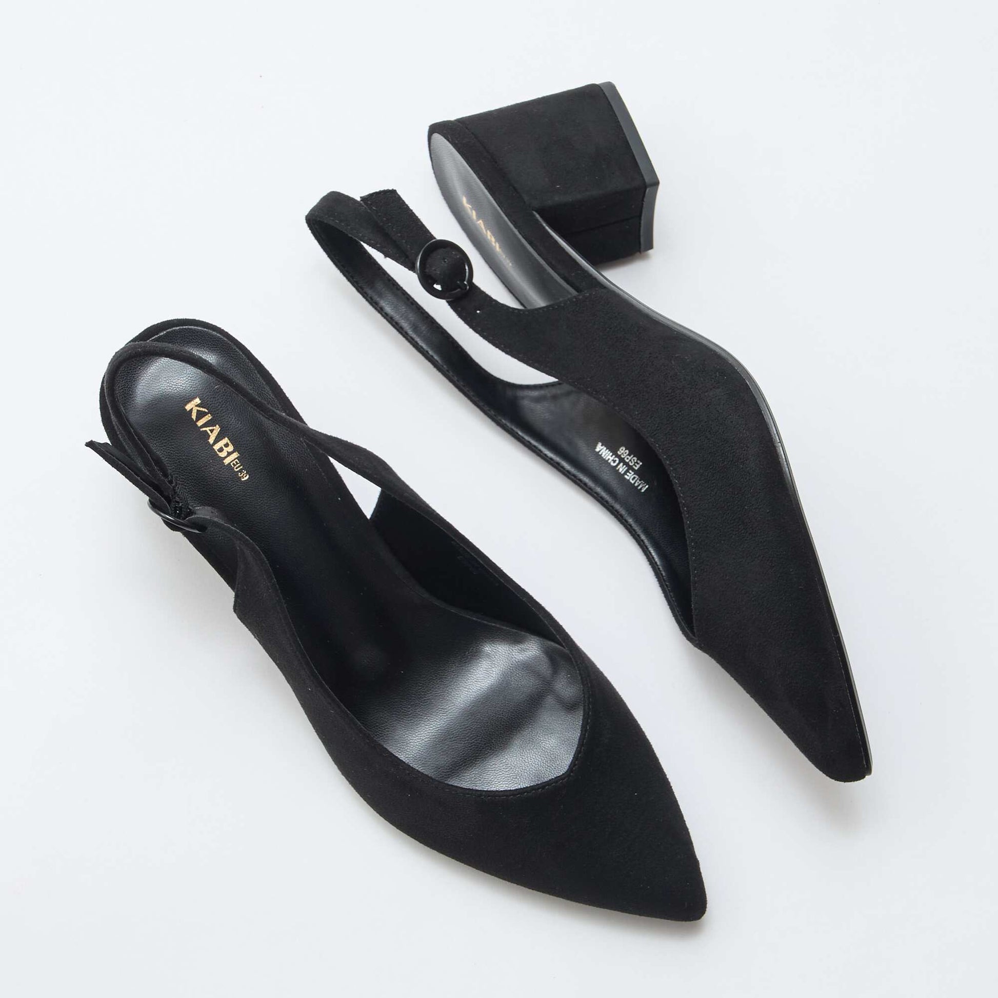Pointed-Toe Heels BLACK