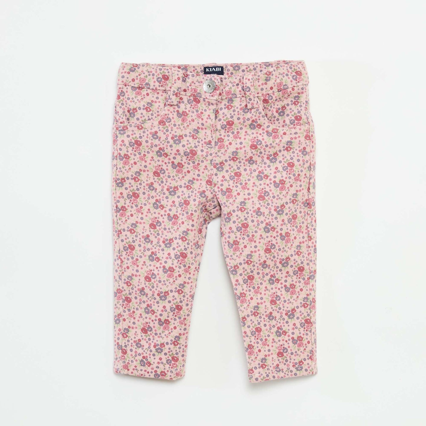 Slim Floral Jeans PURPLE