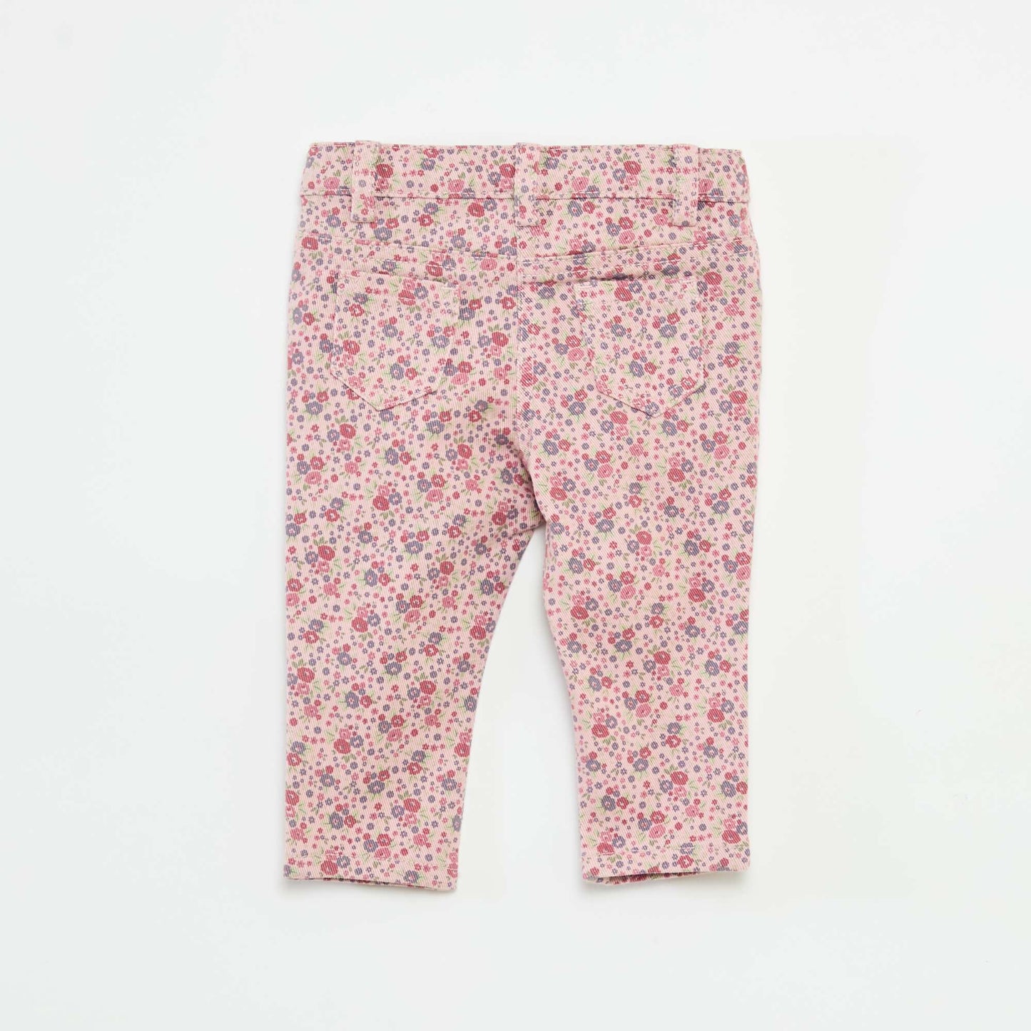 Slim Floral Jeans PURPLE
