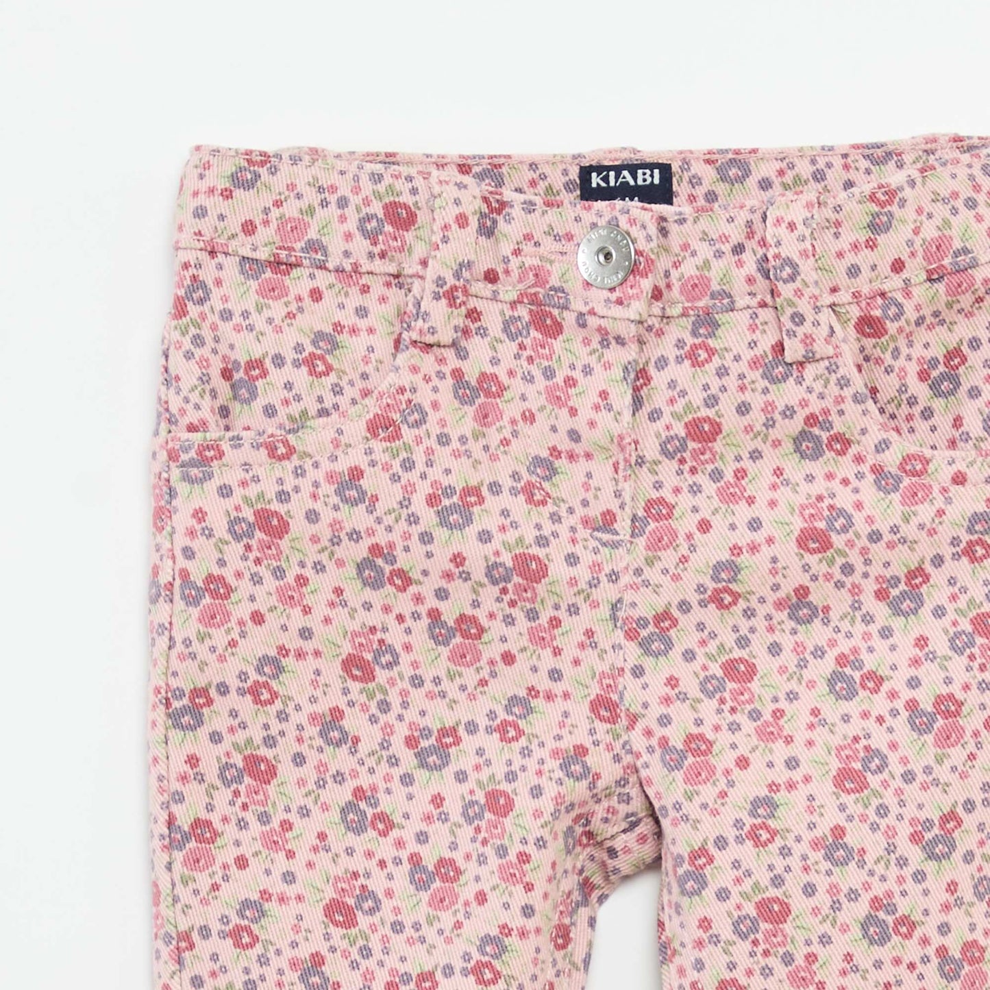 Slim Floral Jeans PURPLE