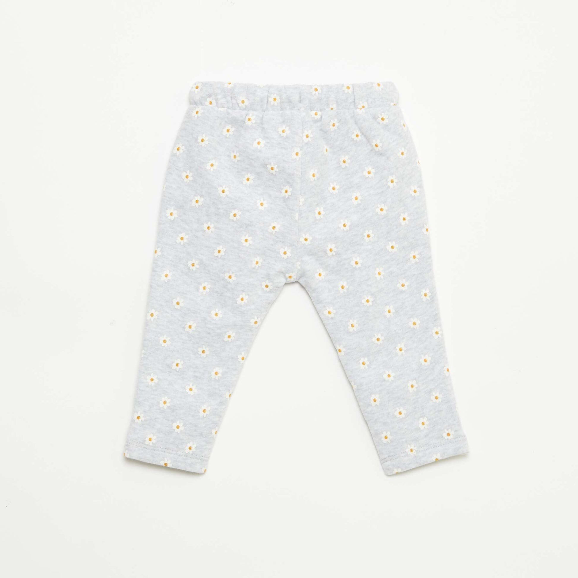 Patterned Jogger Trousers GREY