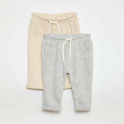 2-Pack French Terry Jogger Pants GREY
