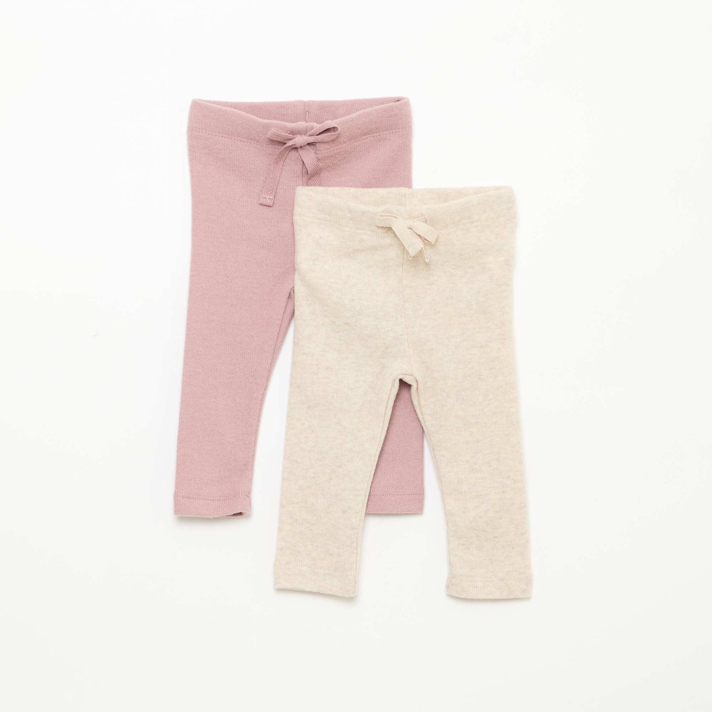 2-Pack of Snuggle Knit Leggings BEIGE