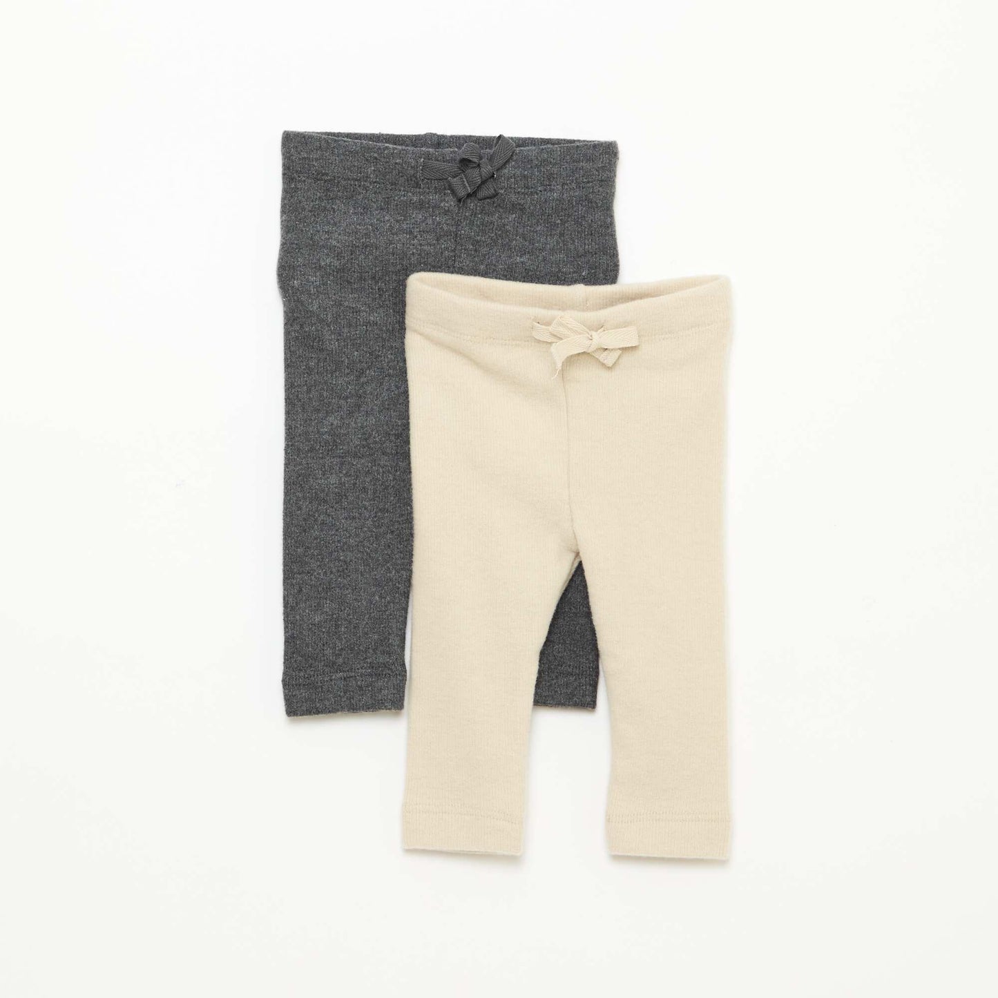 2-Pack of Snuggly Knit Leggings GREY