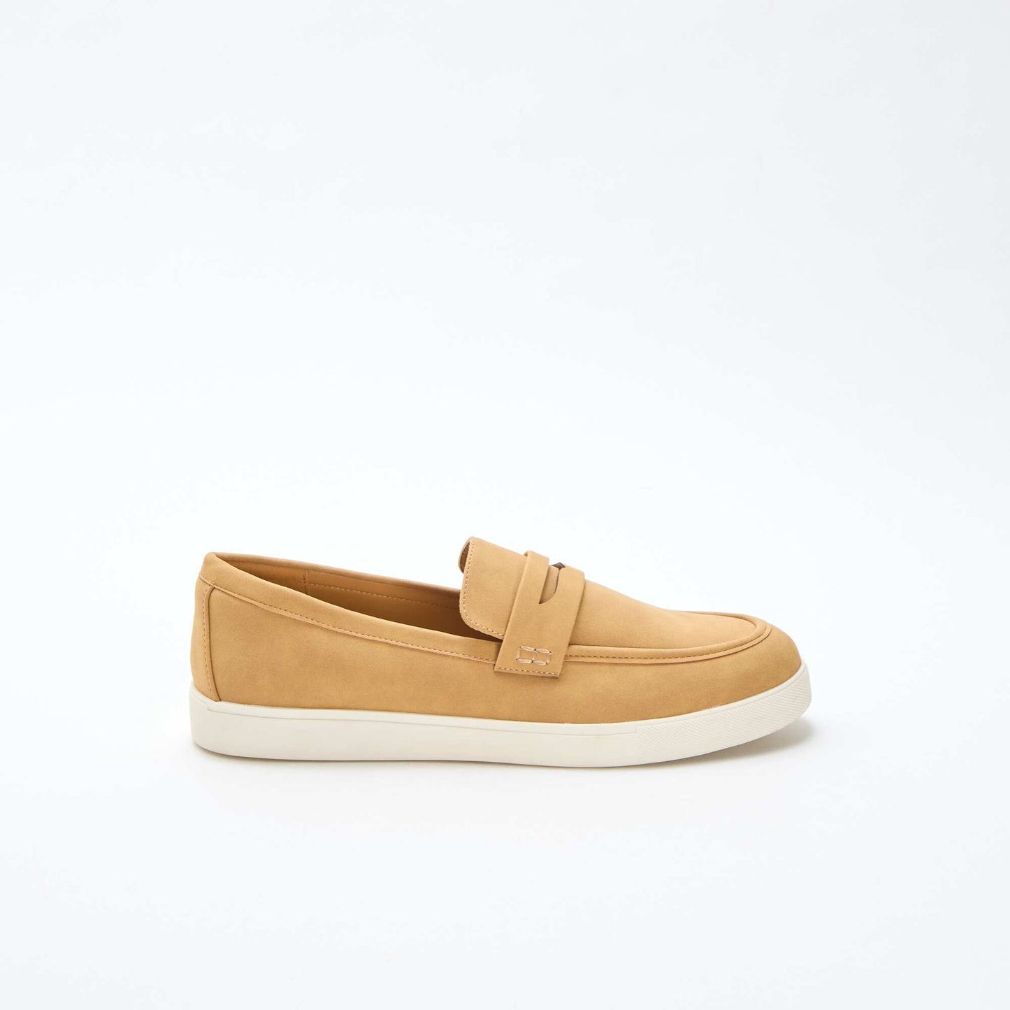 Faux Suede Moccasins BROWN