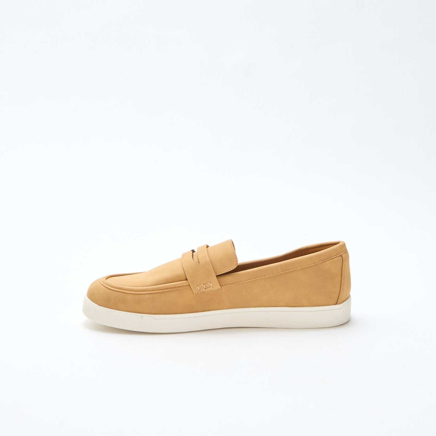 Faux Suede Moccasins BROWN
