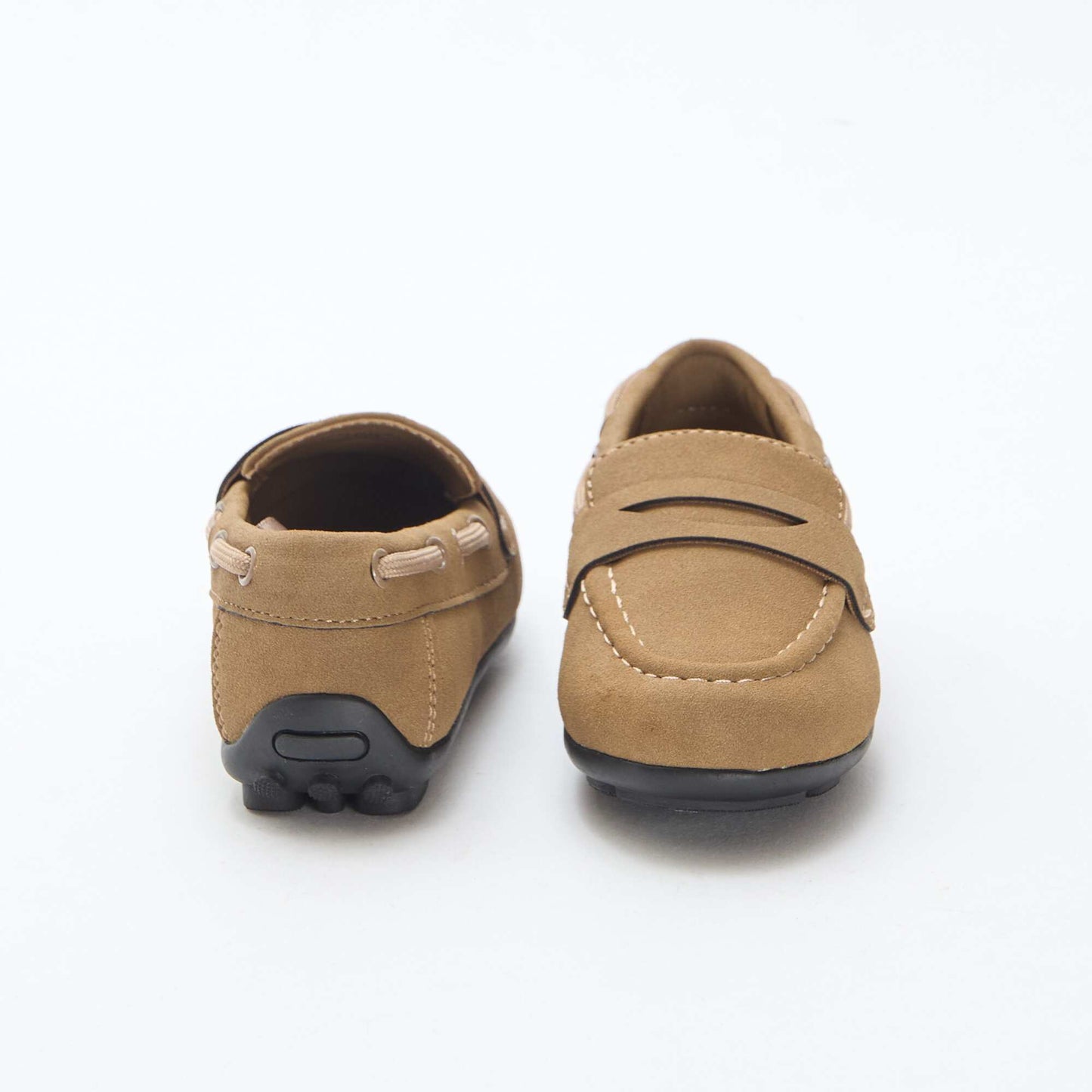 Solid-Color Moccasins BROWN