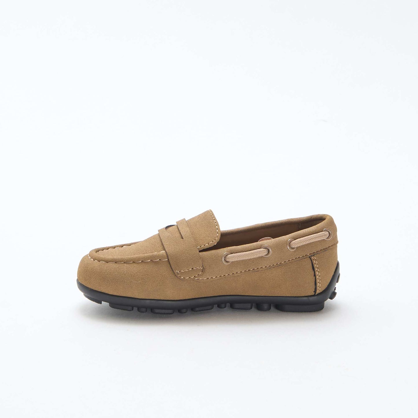 Solid-Color Moccasins BROWN