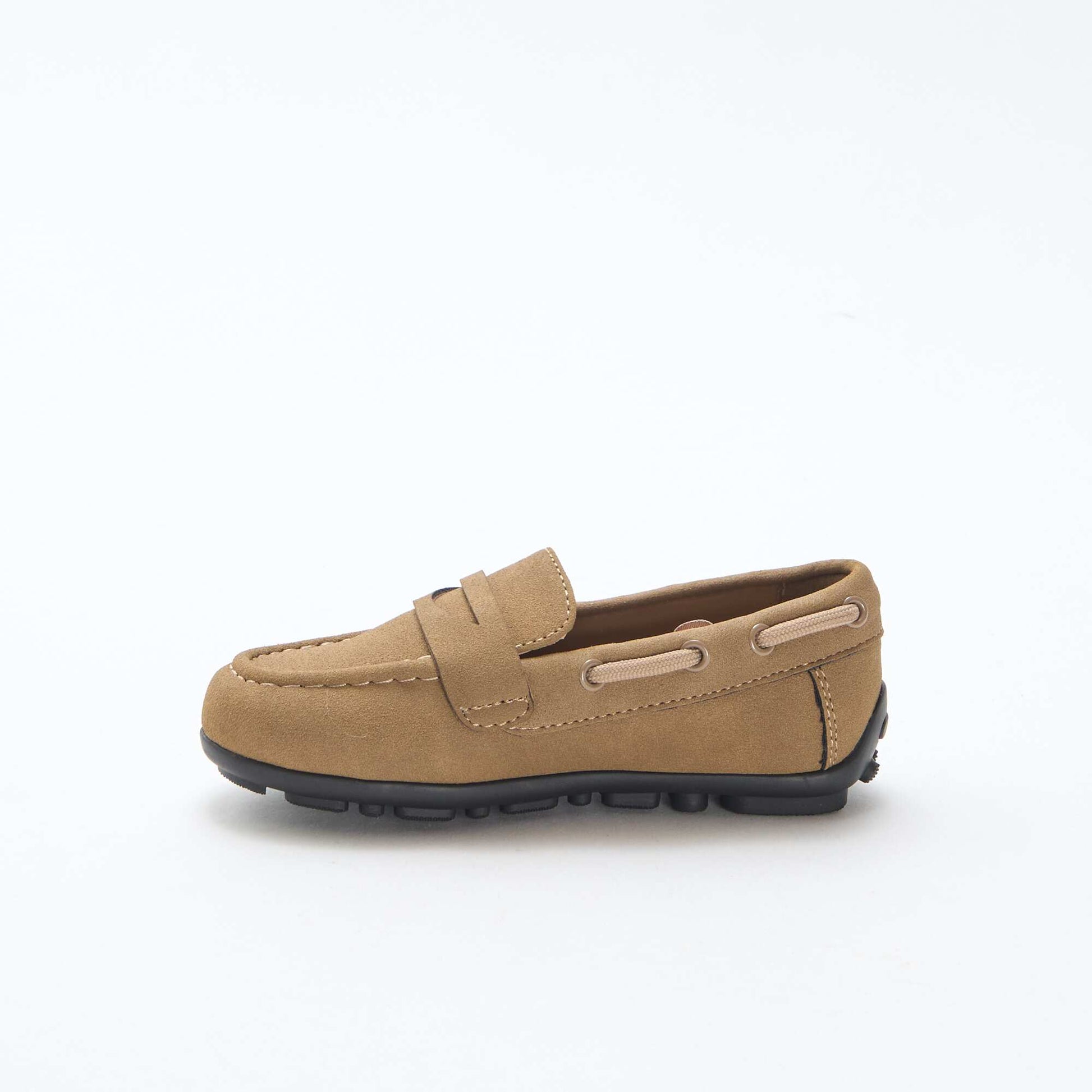Solid-Color Moccasins BROWN