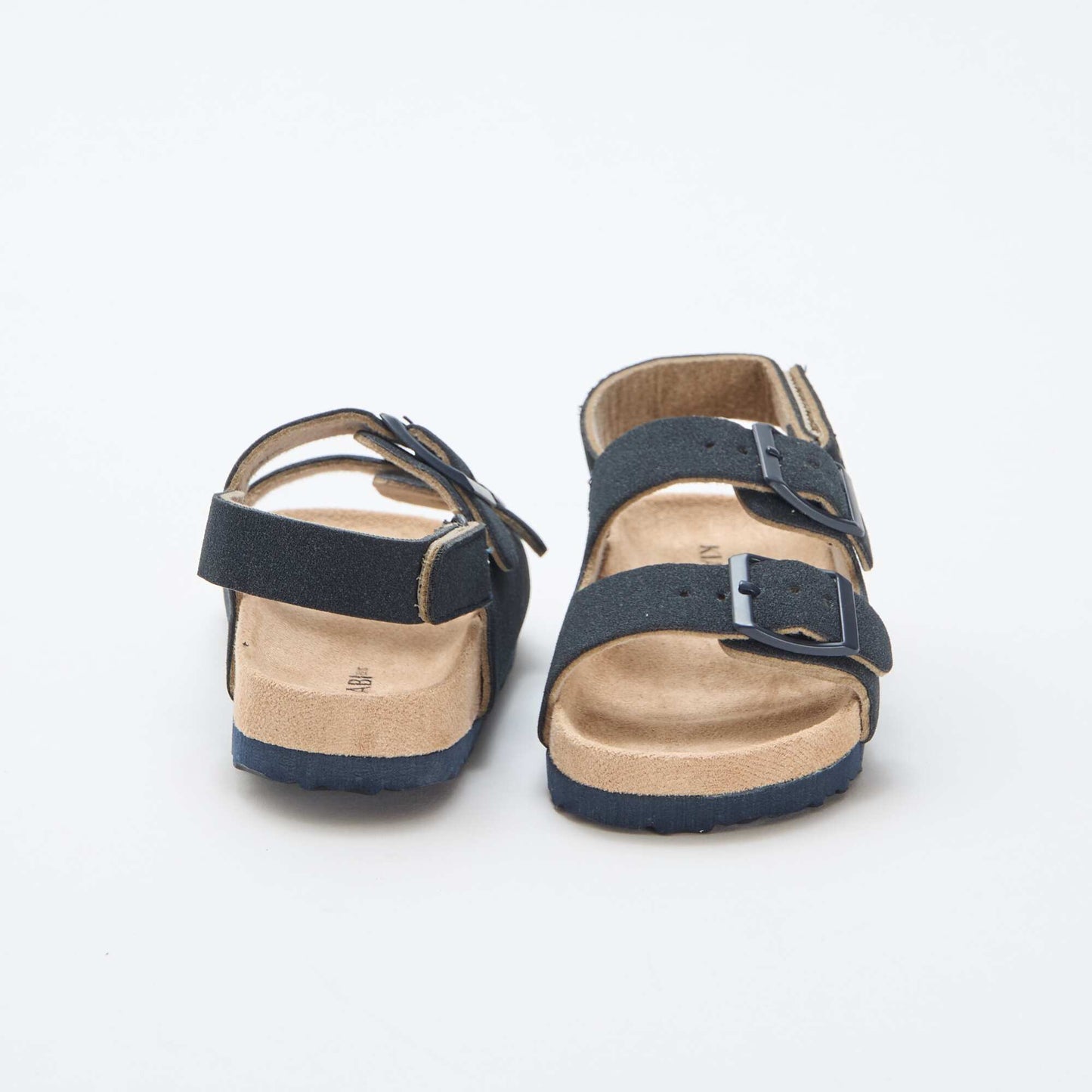 Suedette Flat Sandals BLUE
