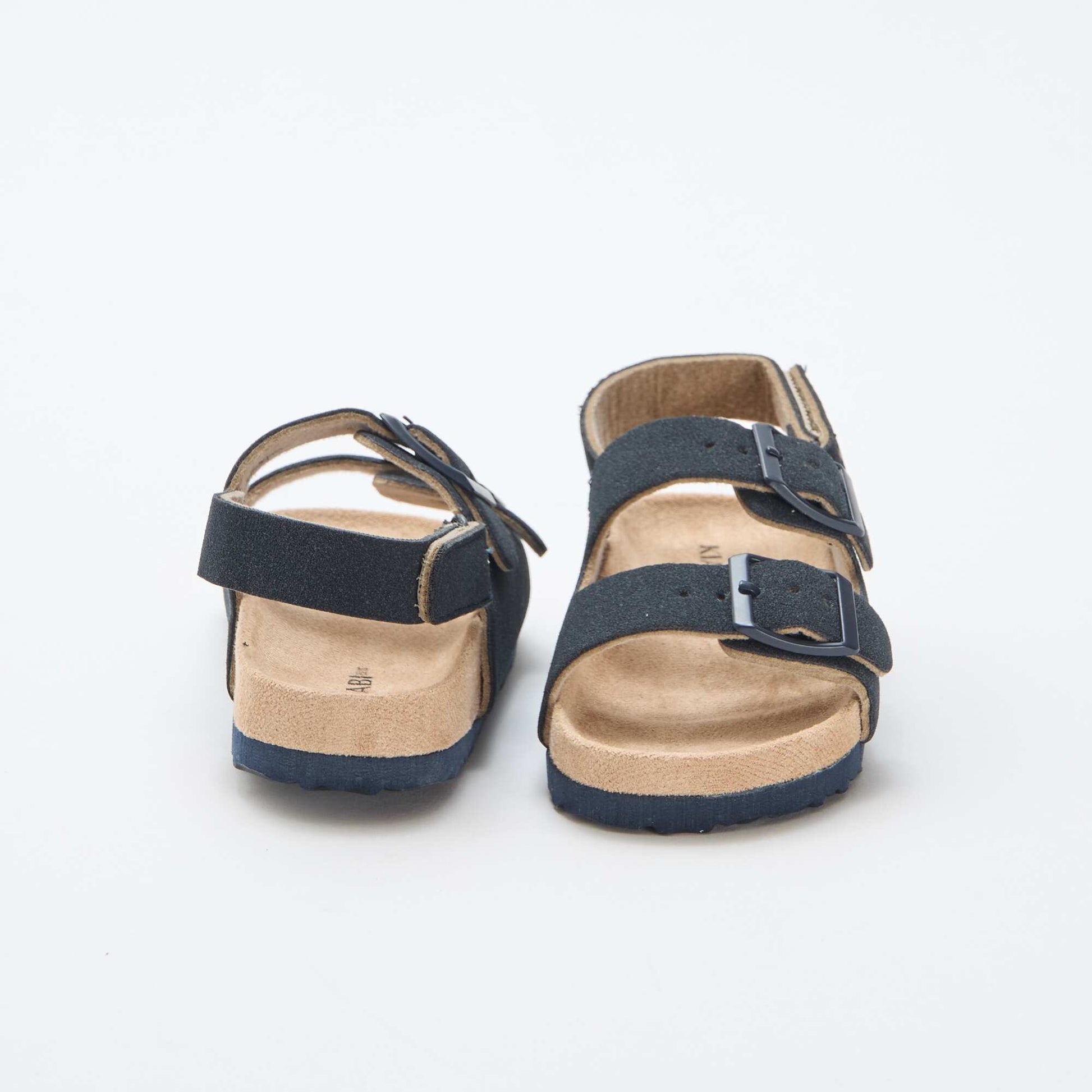 Suedette Flat Sandals BLUE