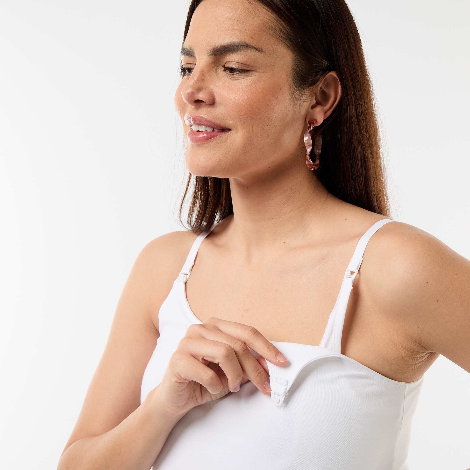 Nursing Tank Top WHITE