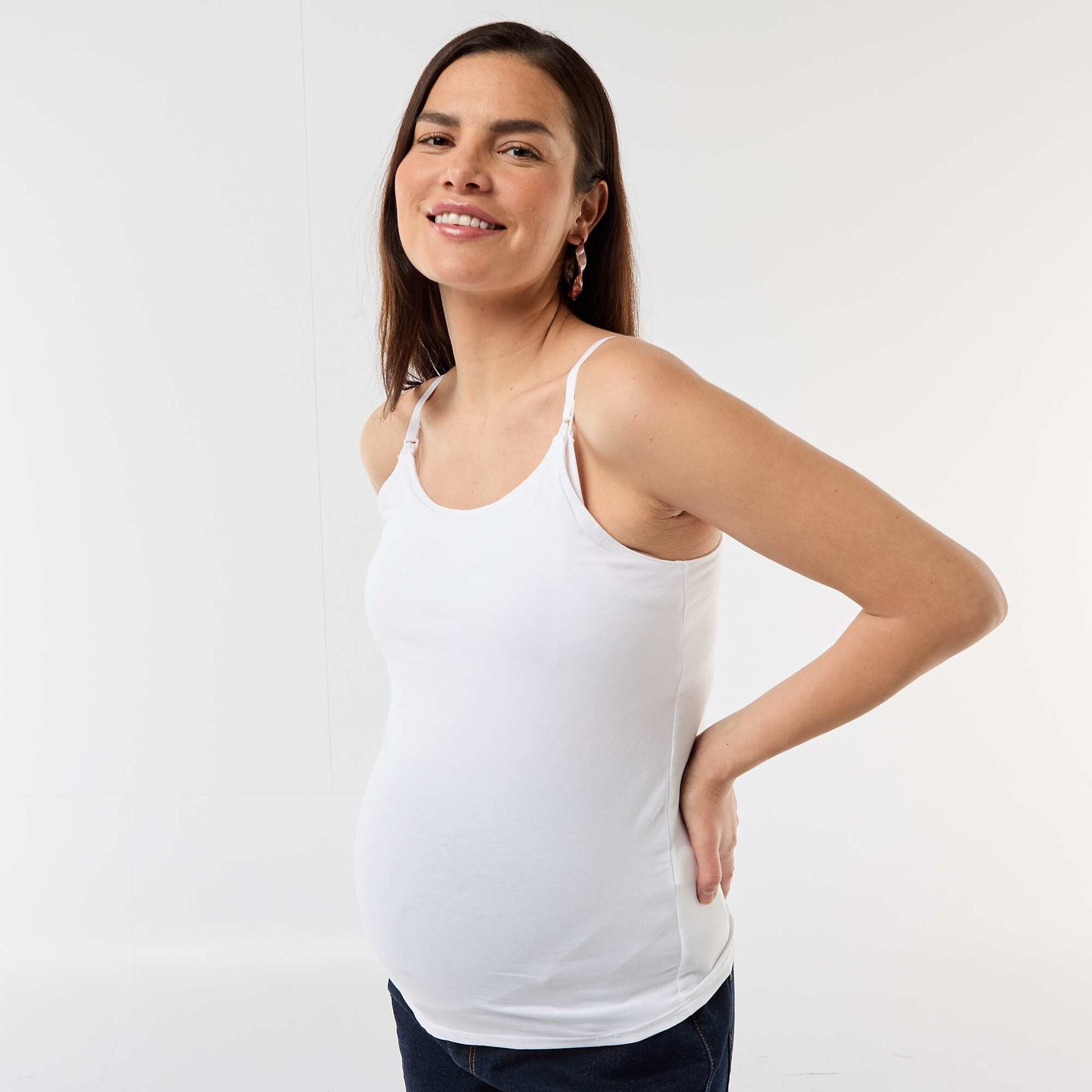 Nursing Tank Top WHITE