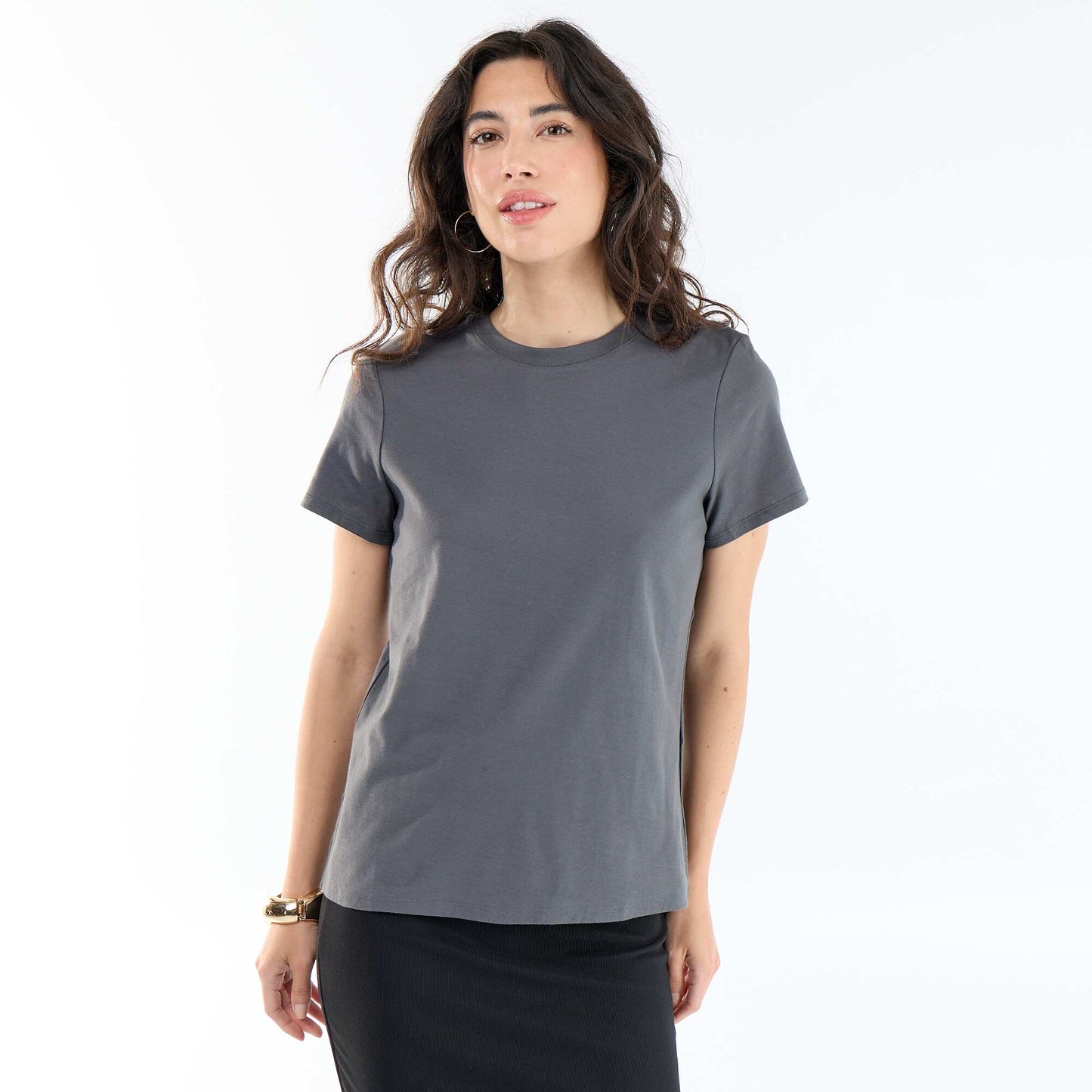 Short-Sleeve Jersey T-Shirt GREY