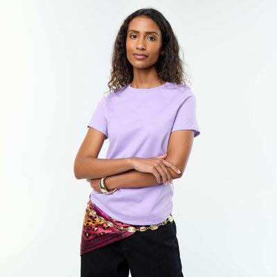 Short-Sleeve Jersey T-Shirt PURPLE
