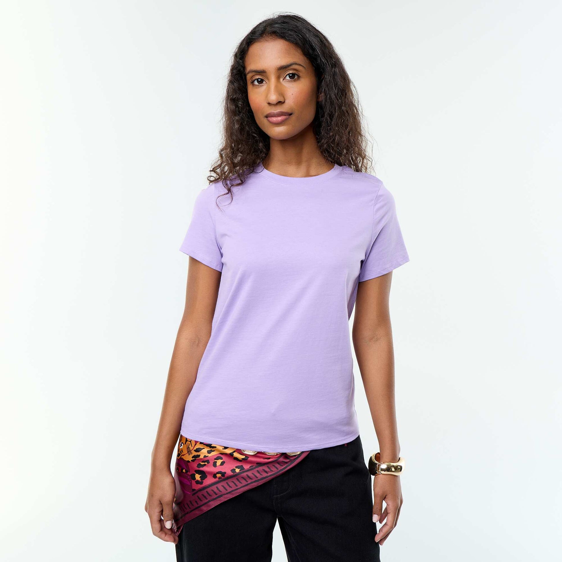 Short-Sleeve Jersey T-Shirt PURPLE