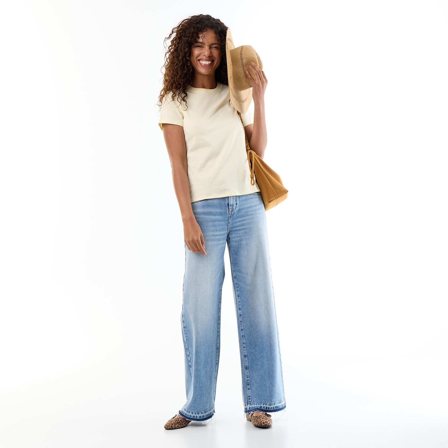 Short-Sleeve Jersey T-Shirt YELLOW