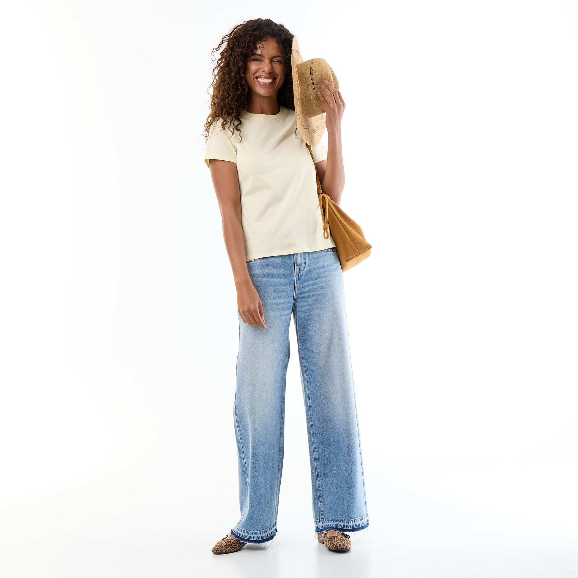 Short-Sleeve Jersey T-Shirt YELLOW