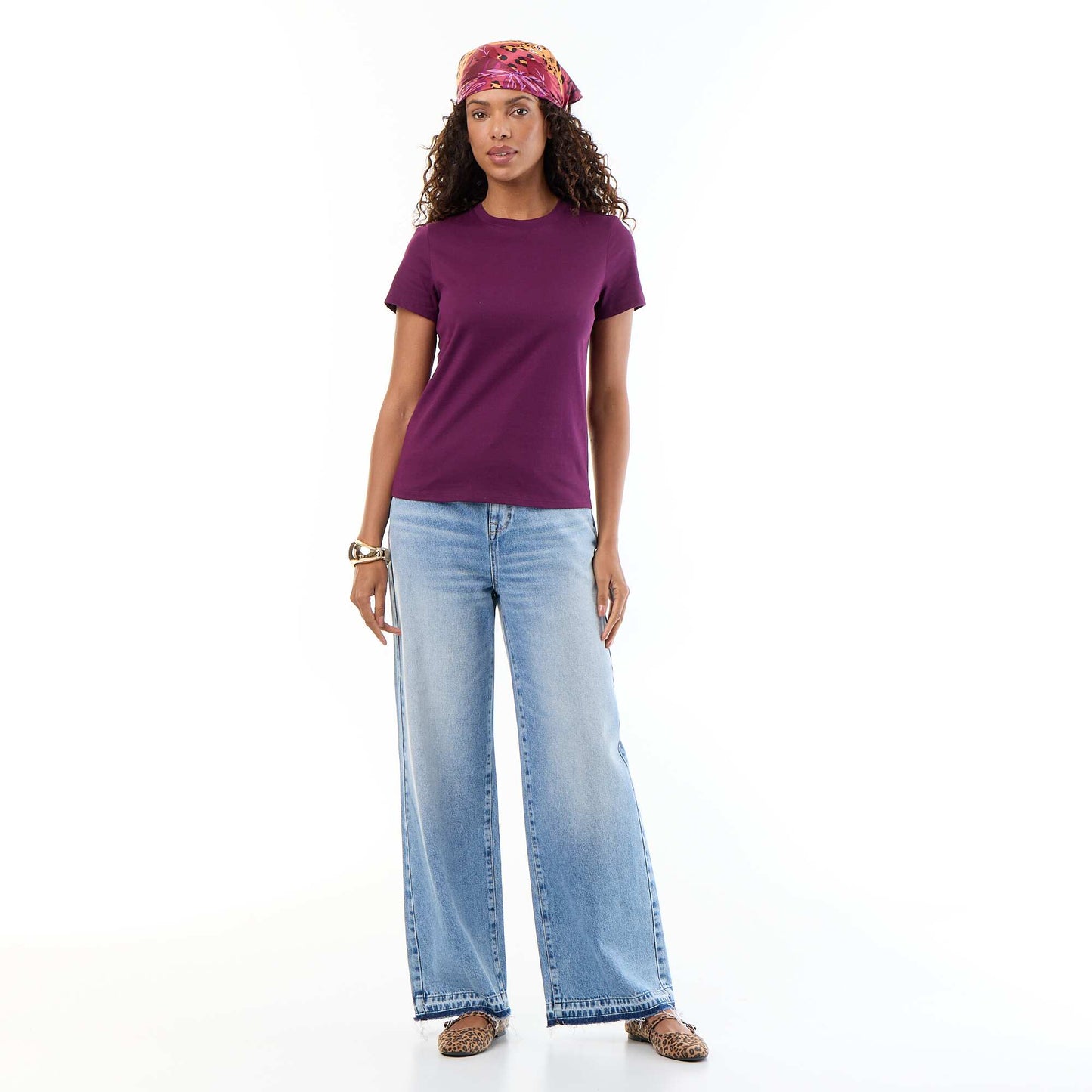 Short-Sleeve Jersey T-Shirt PURPLE