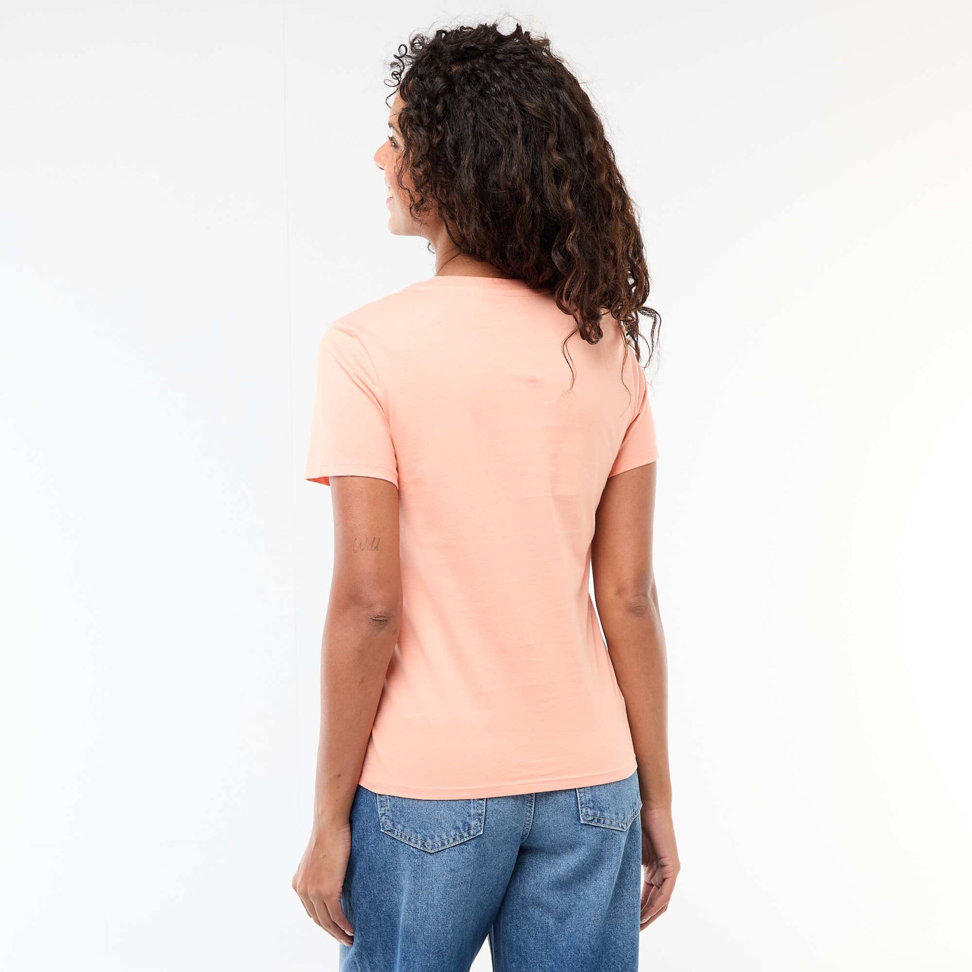 Short-Sleeve Jersey T-Shirt PINK