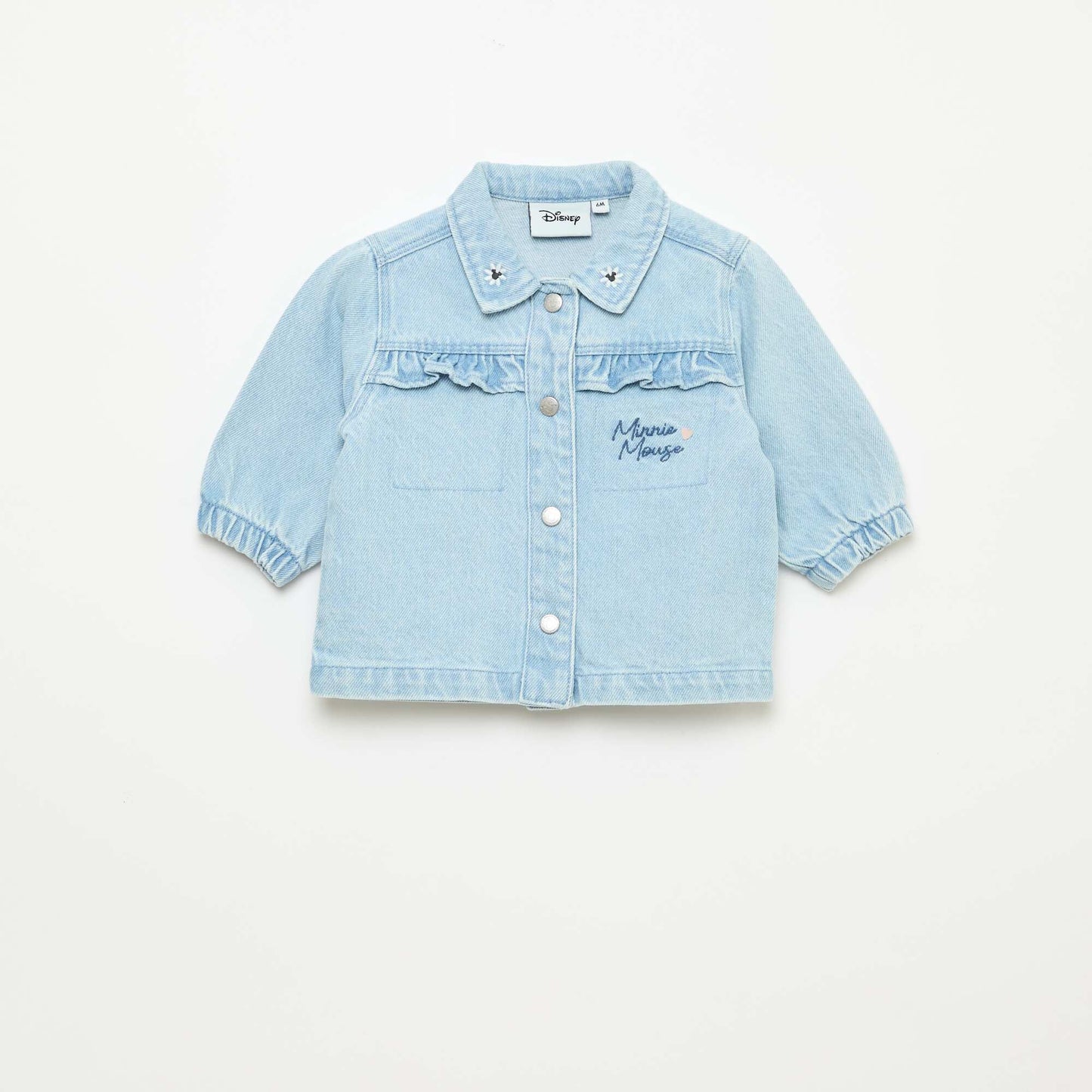Printed 'Minnie' denim jacket BLUE