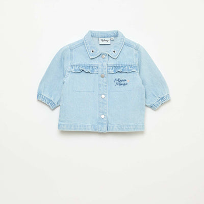 Printed 'Minnie' denim jacket BLUE