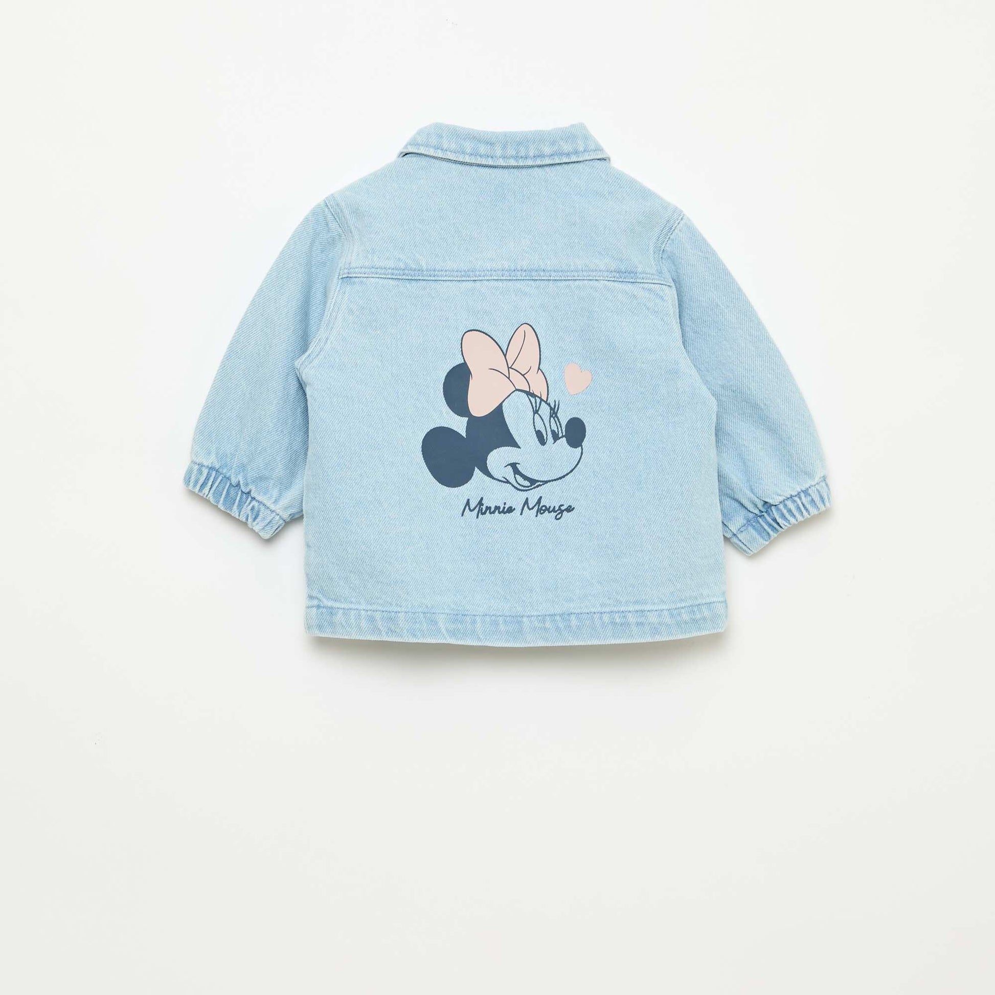 Printed 'Minnie' denim jacket BLUE