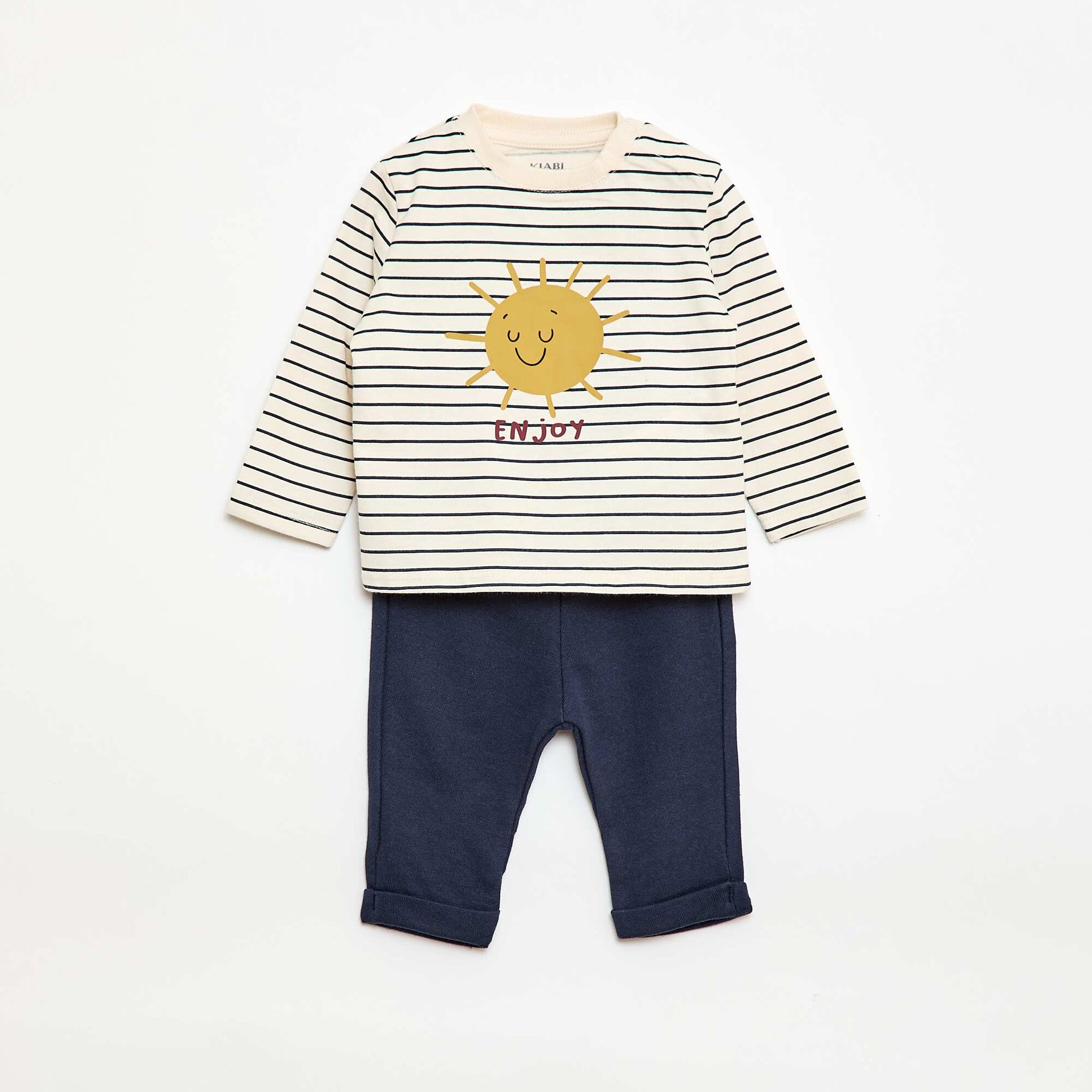 T-shirt + Pants Set - 2 pieces WHITE