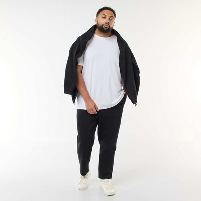 Piqué Knit Joggers BLACK