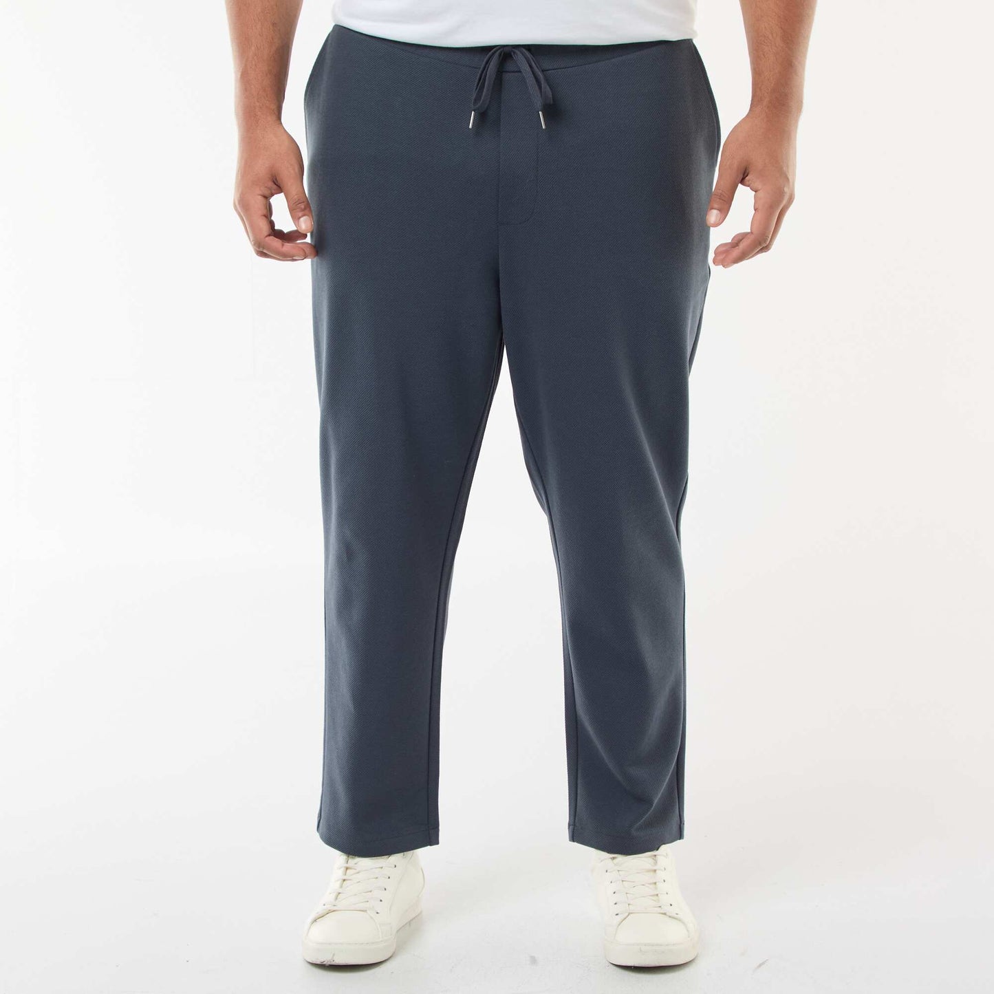 Piqué Knit Joggers BLUE