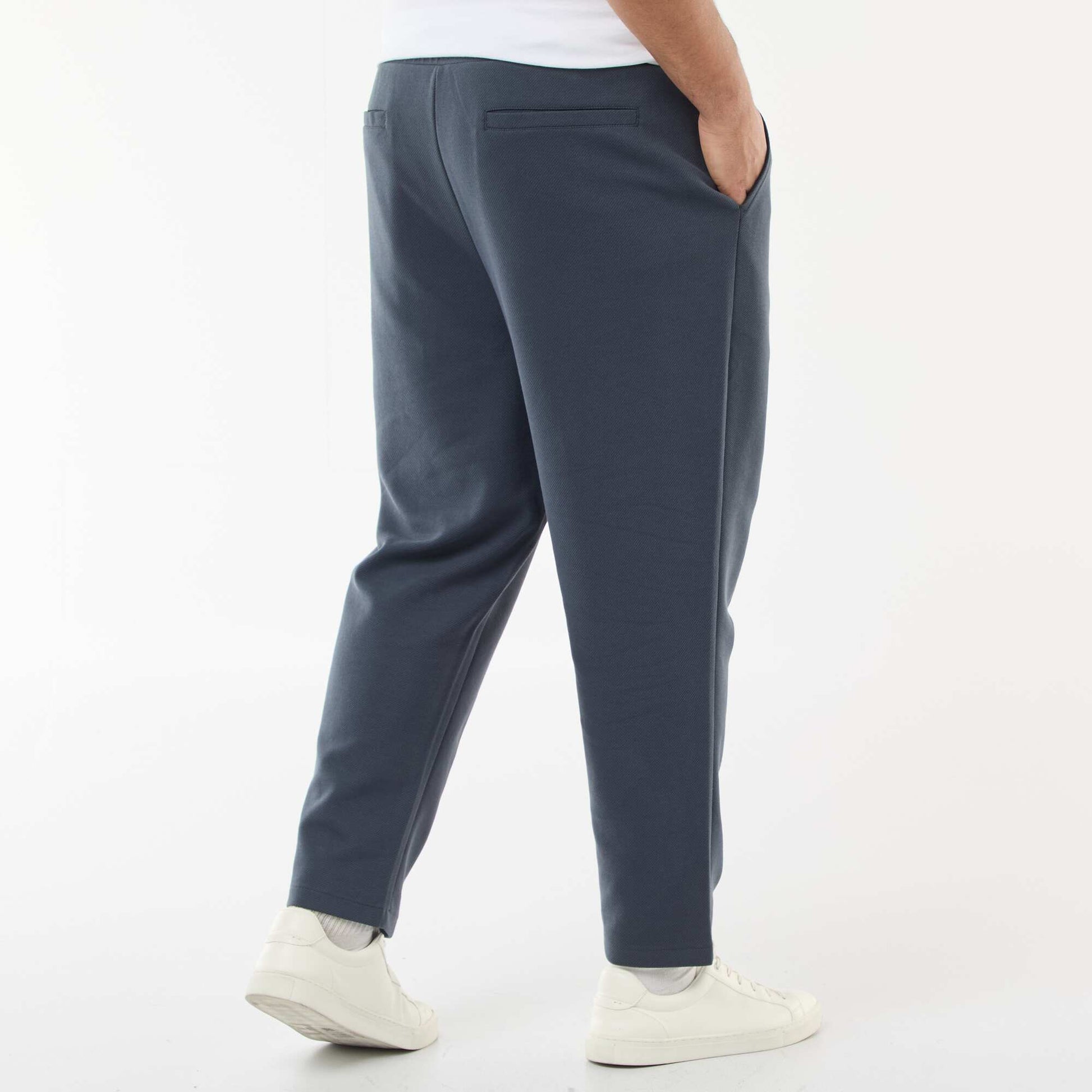 Piqué Knit Joggers BLUE