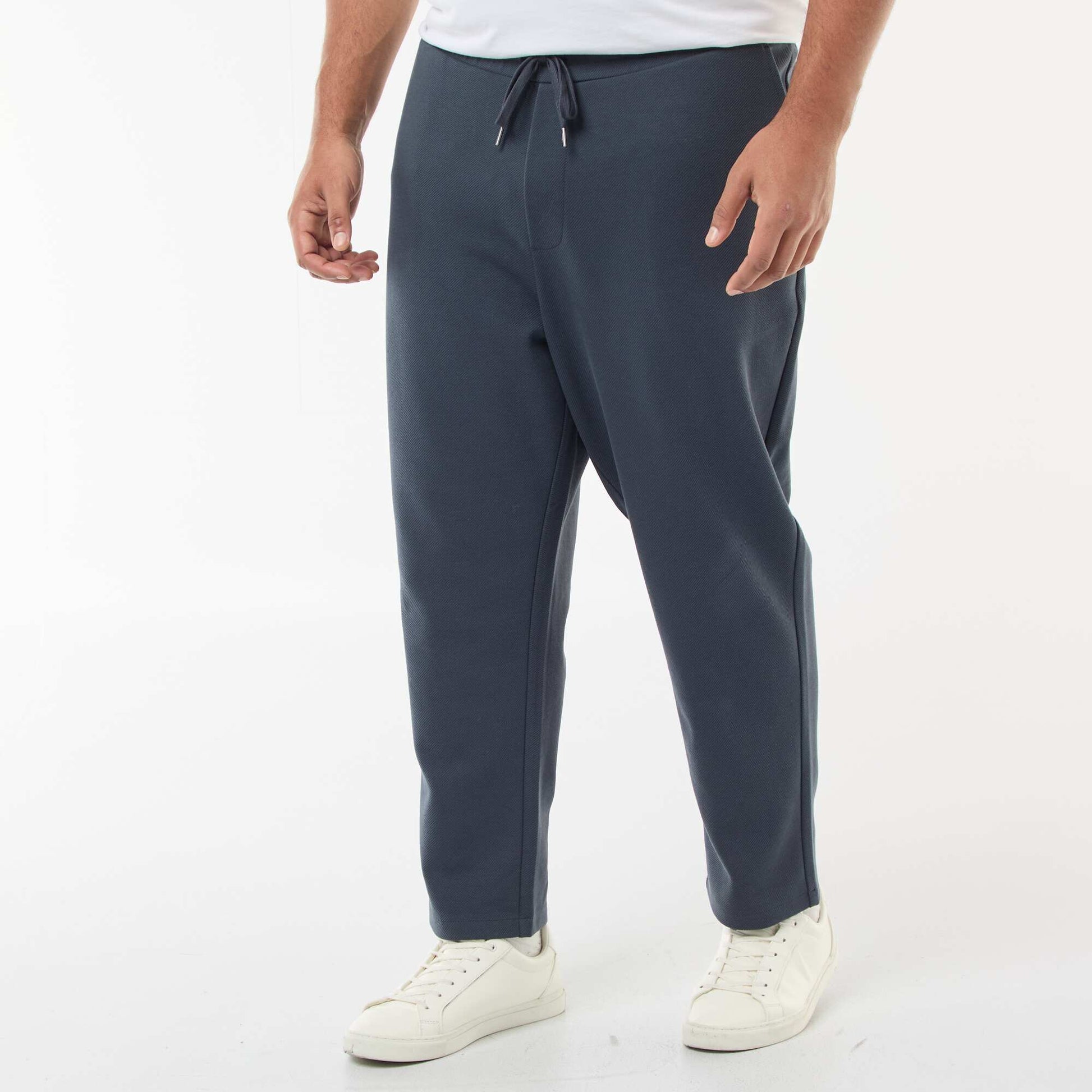 Piqué Knit Joggers BLUE