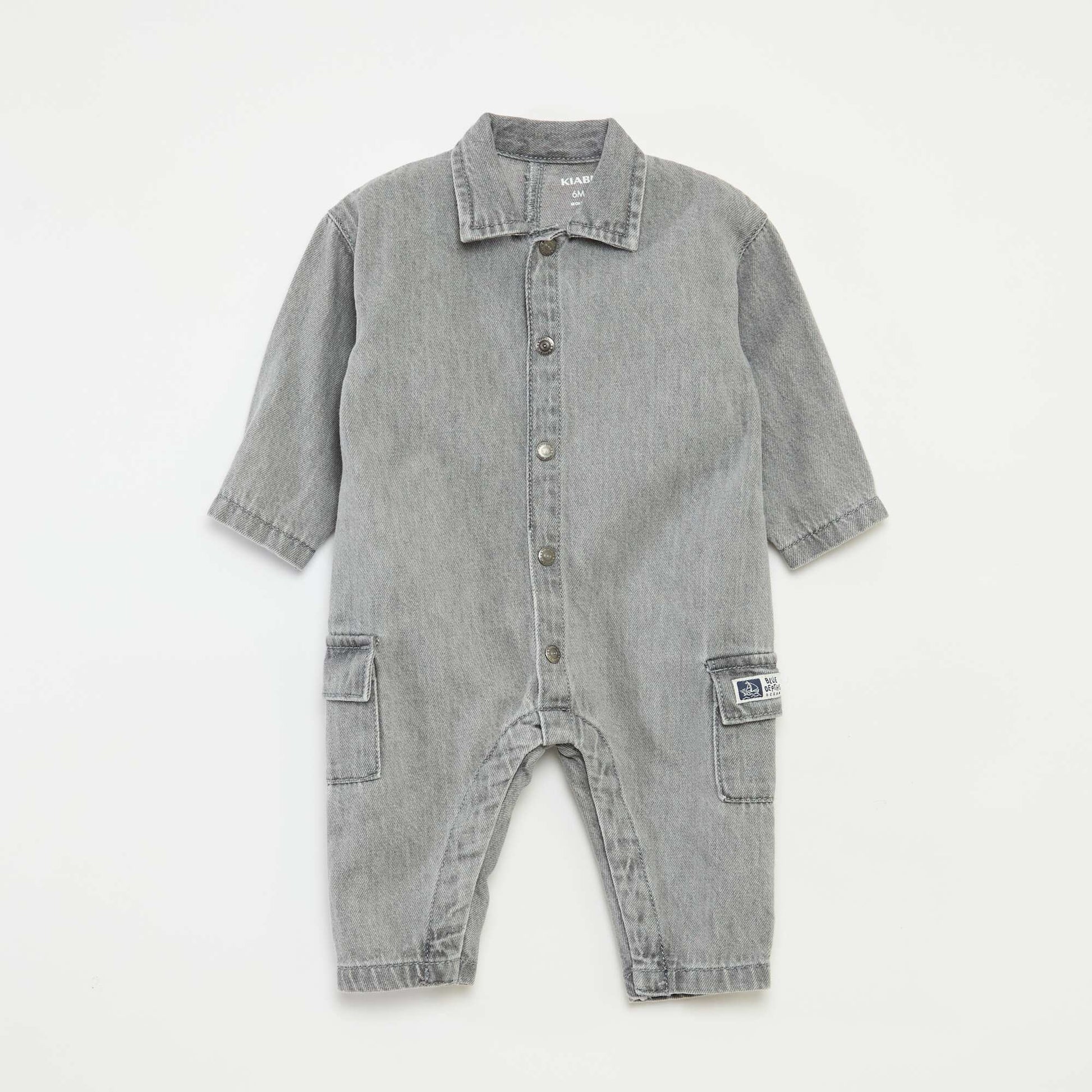 Denim Jumpsuit GREY