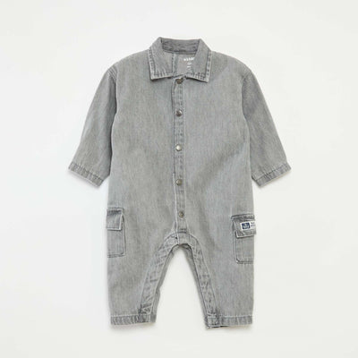 Denim Jumpsuit GREY
