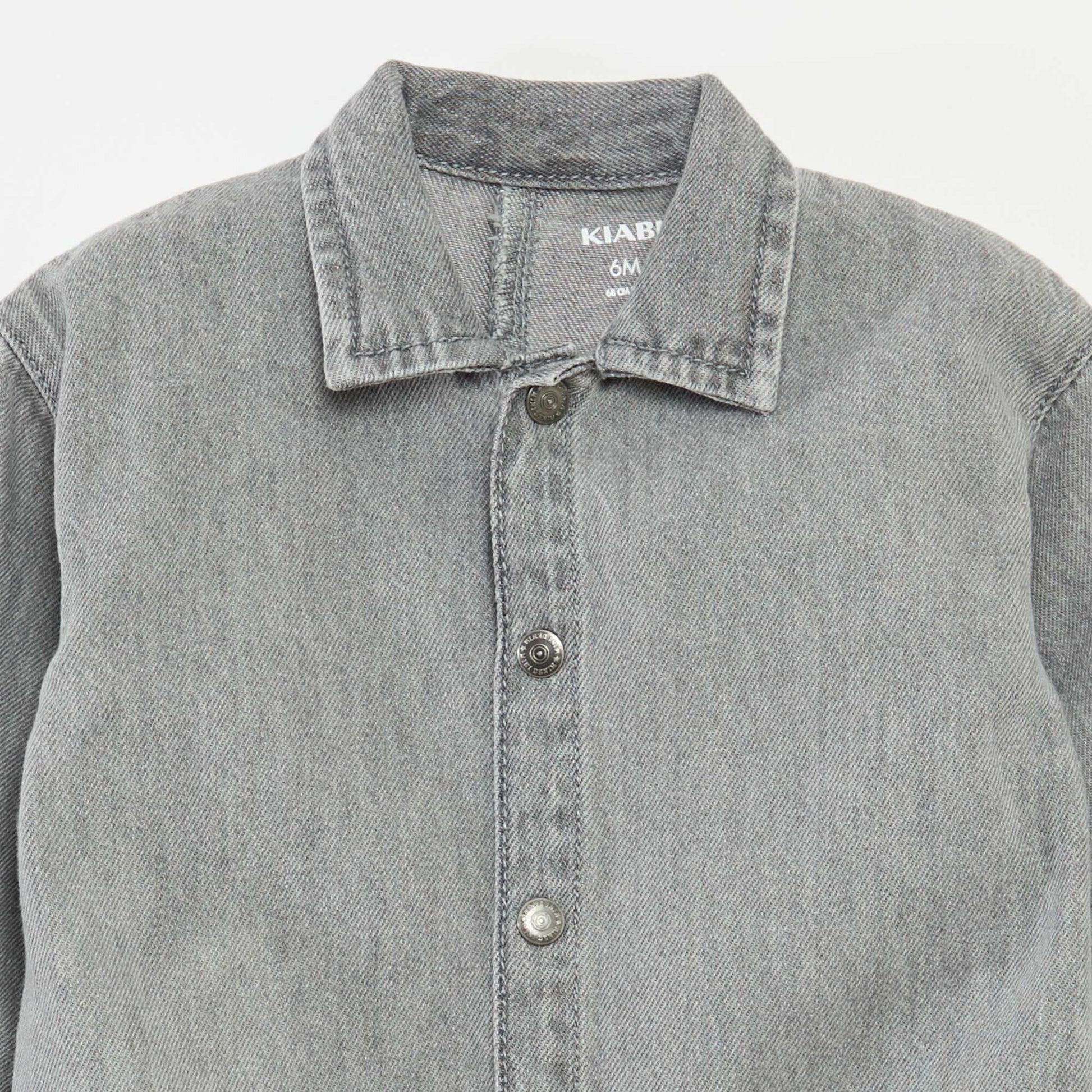 Denim Jumpsuit GREY