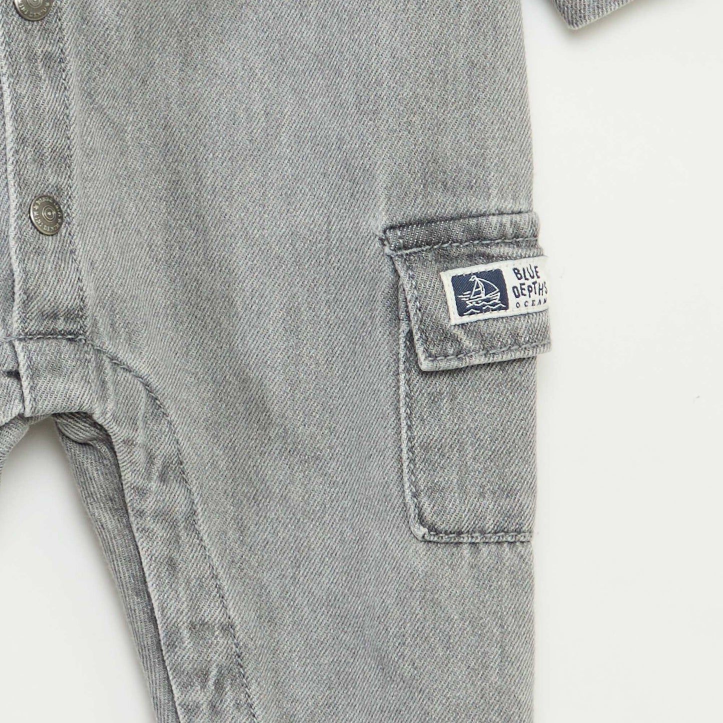 Denim Jumpsuit GREY