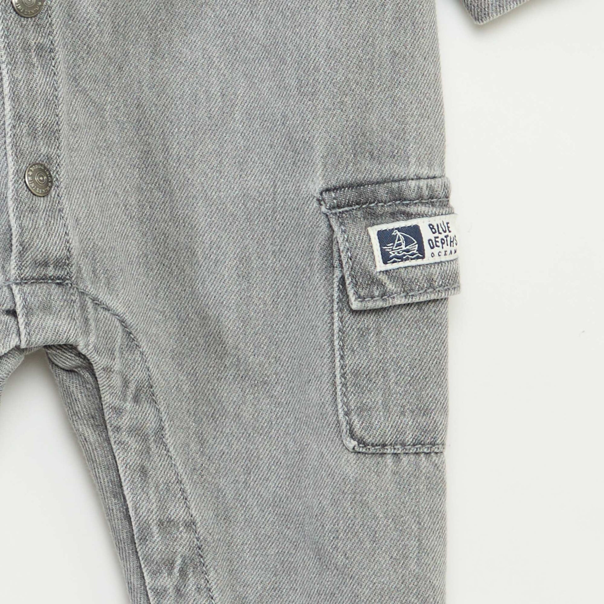 Denim Jumpsuit GREY