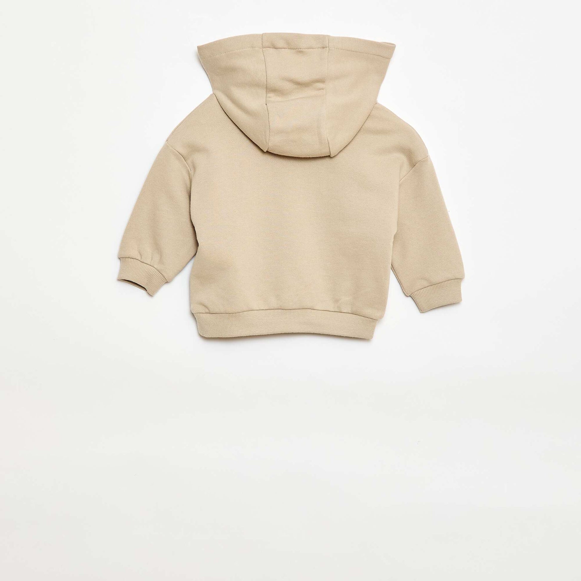 Monochrome Hoodie and Joggers Set - 2 Piece BEIGE