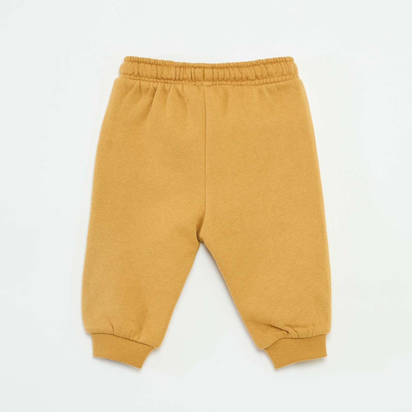 Fleece Joggers with Kangaroo Pocket and Novelty Ears BEIGE