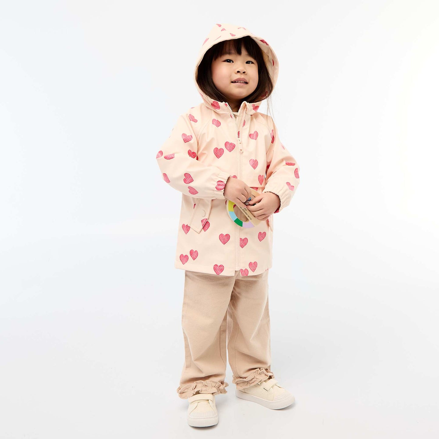 Rubber Hooded Parka PINK