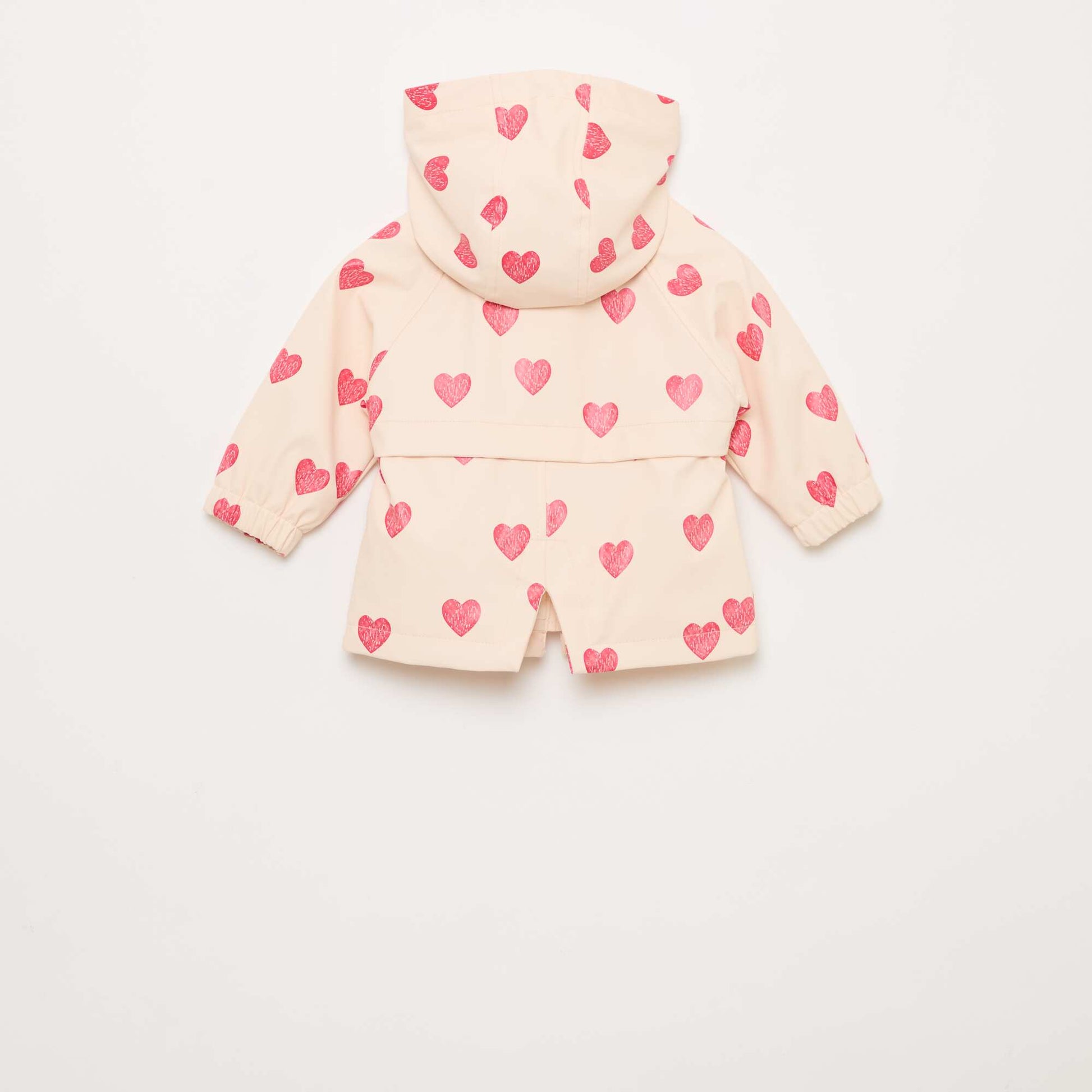 Rubber Hooded Parka PINK