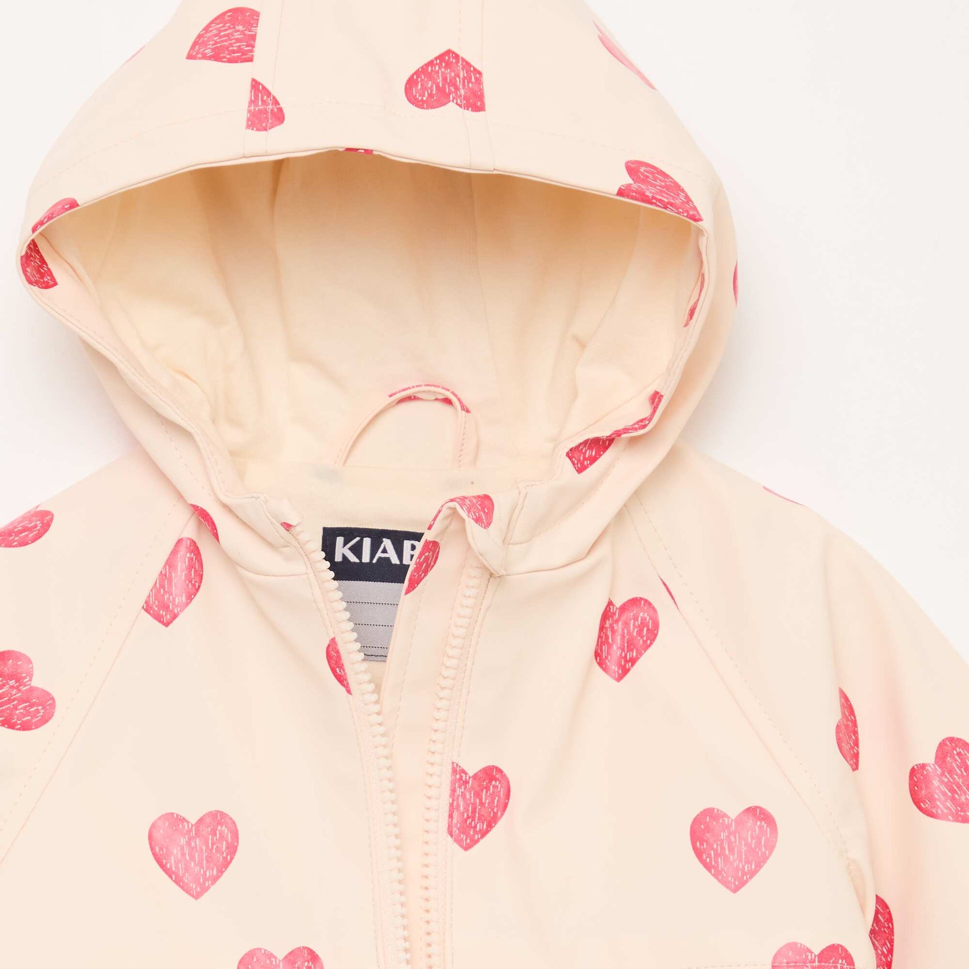 Rubber Hooded Parka PINK
