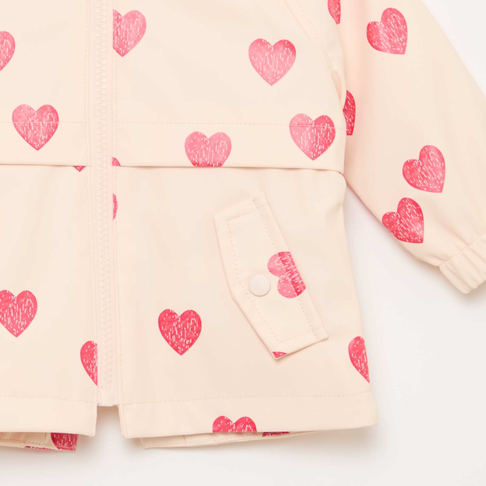 Rubber Hooded Parka PINK