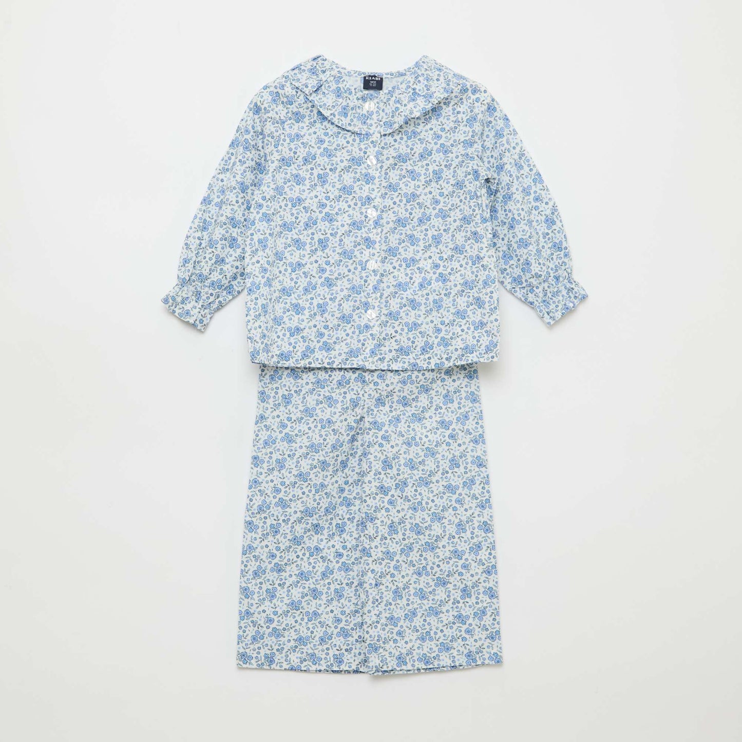 Poplin Pajamas - 2-Piece Set BEIGE