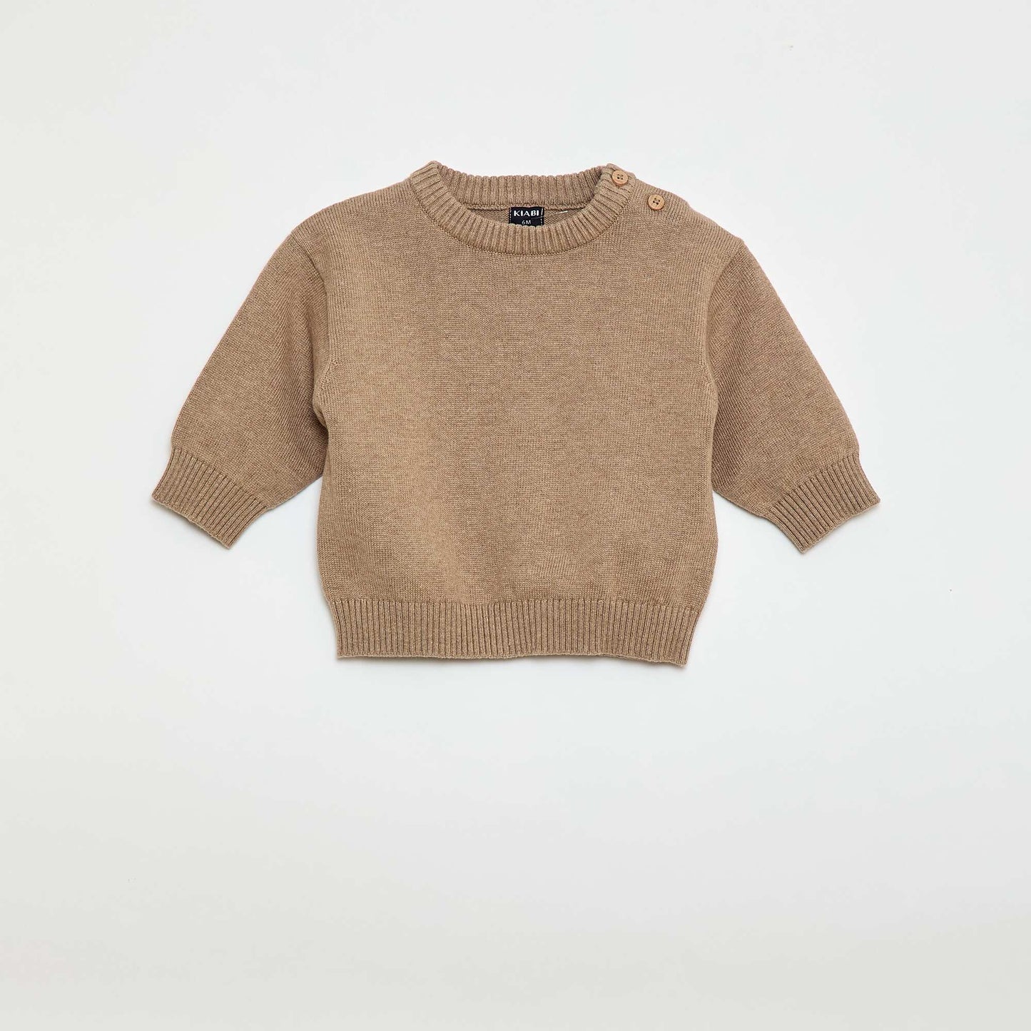 2-Pack Compact Knit Sweaters BEIGE