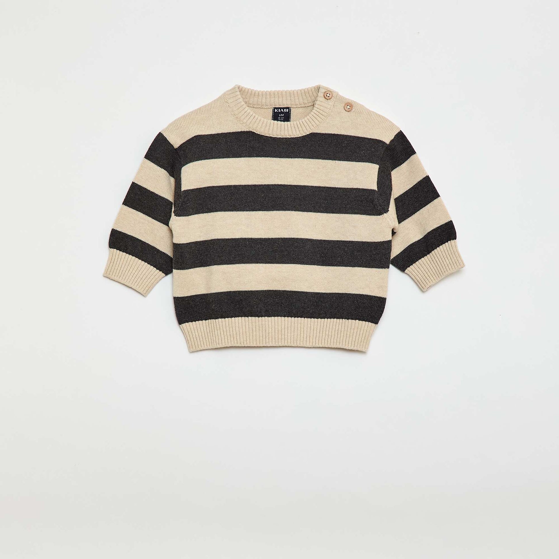 2-Pack Compact Knit Sweaters BEIGE