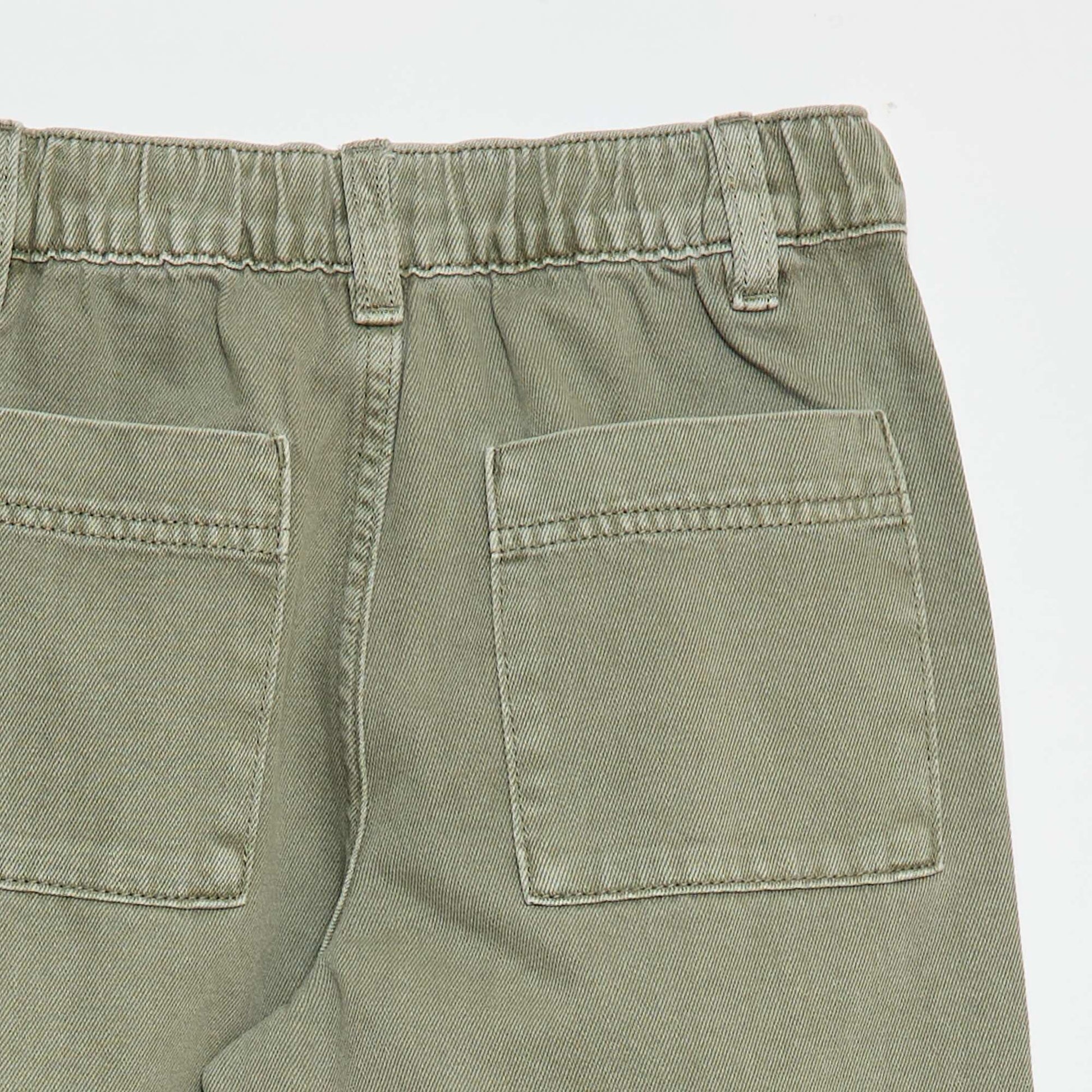 Balloon Leg Denim Jeans GREEN