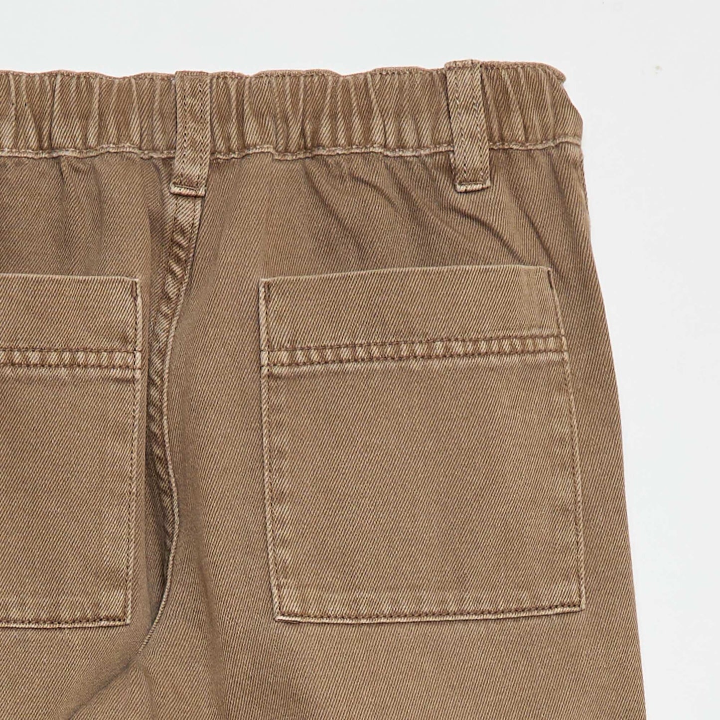 Balloon Leg Denim Jeans BEIGE