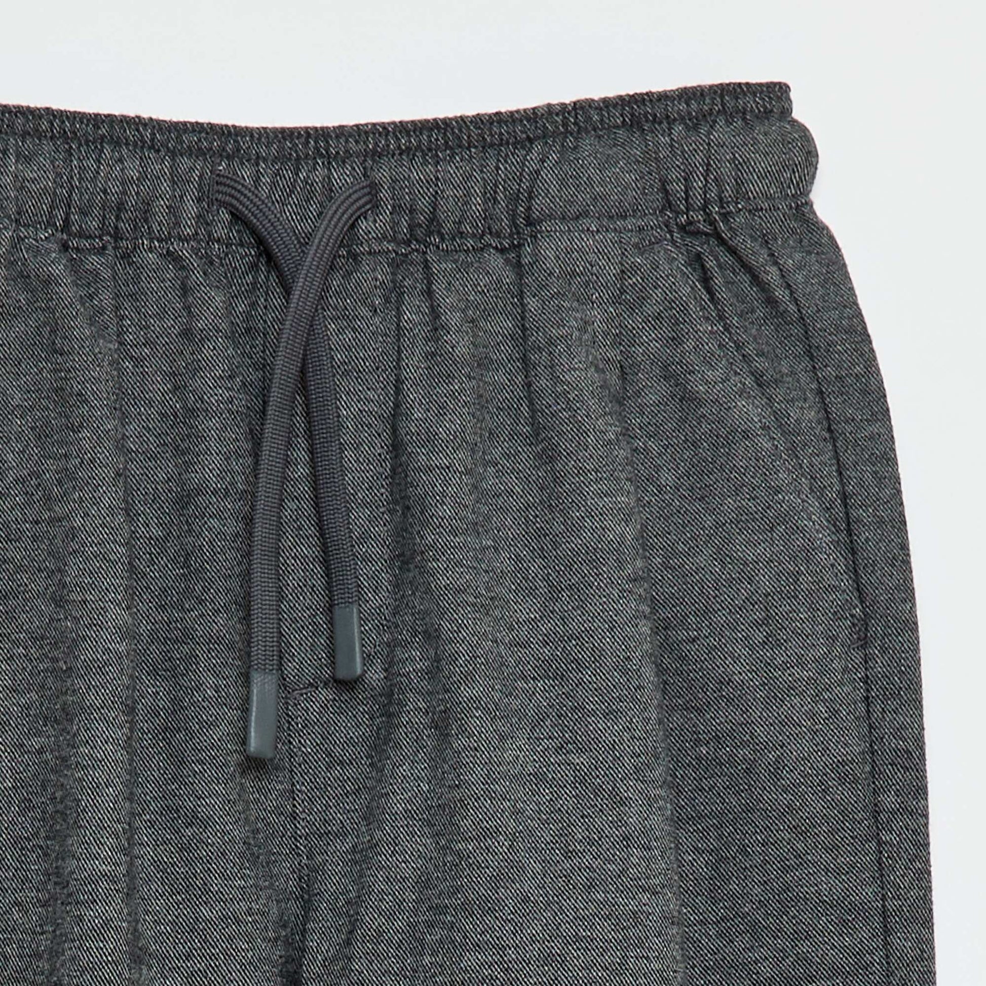 Flannel Jogger Pants GREY