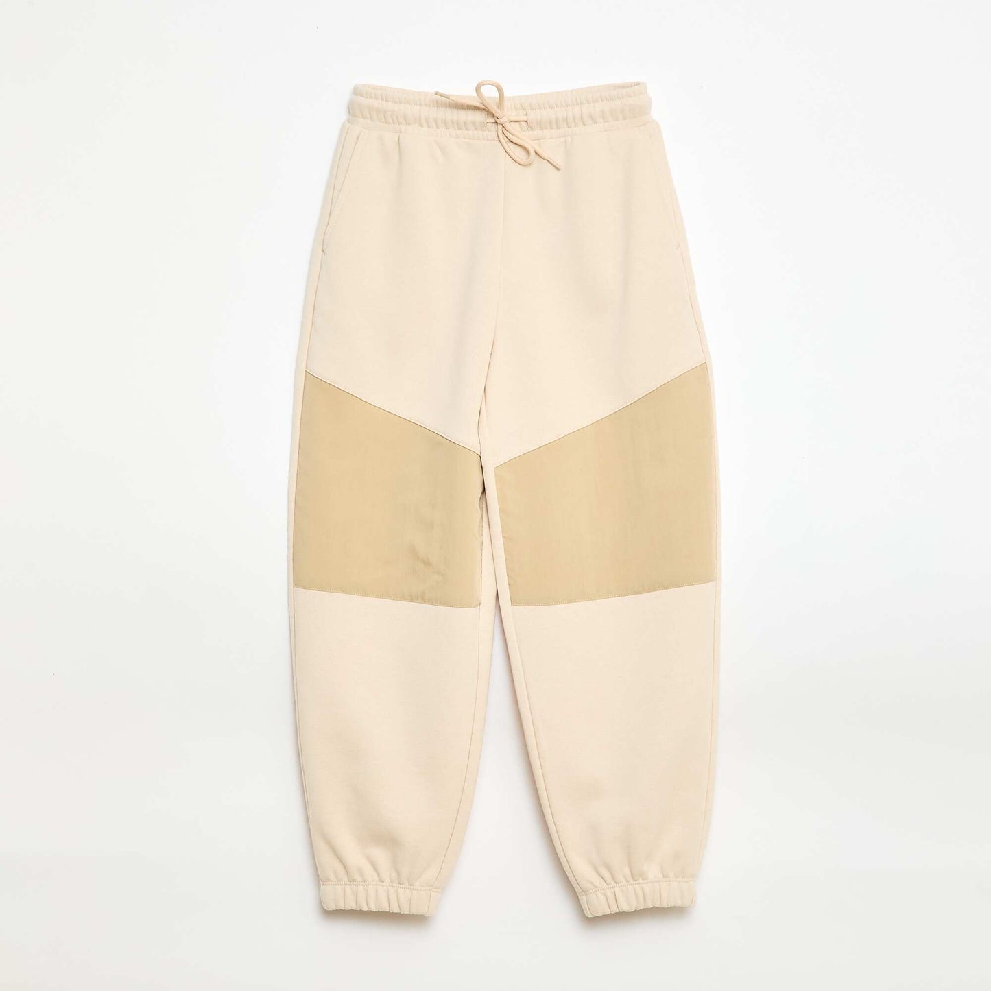 Two-Tone Joggers BEIGE